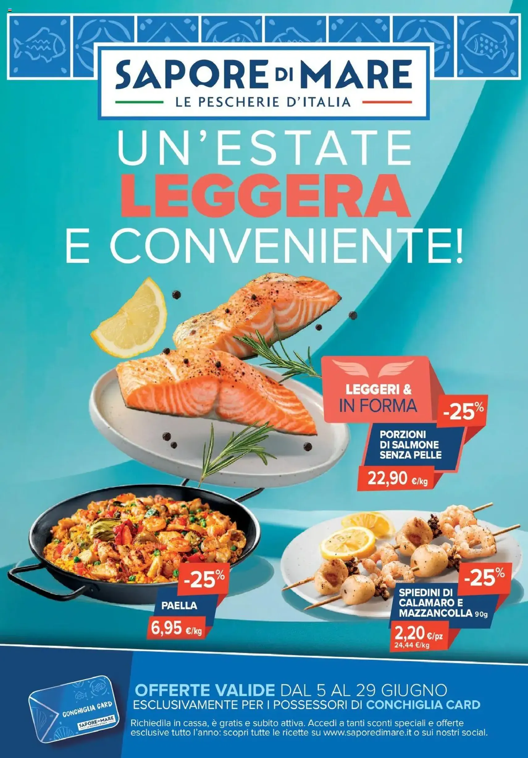 Volantino Sapore di mare - volantino valido dal 04/06/2025 pagina 1 di 6