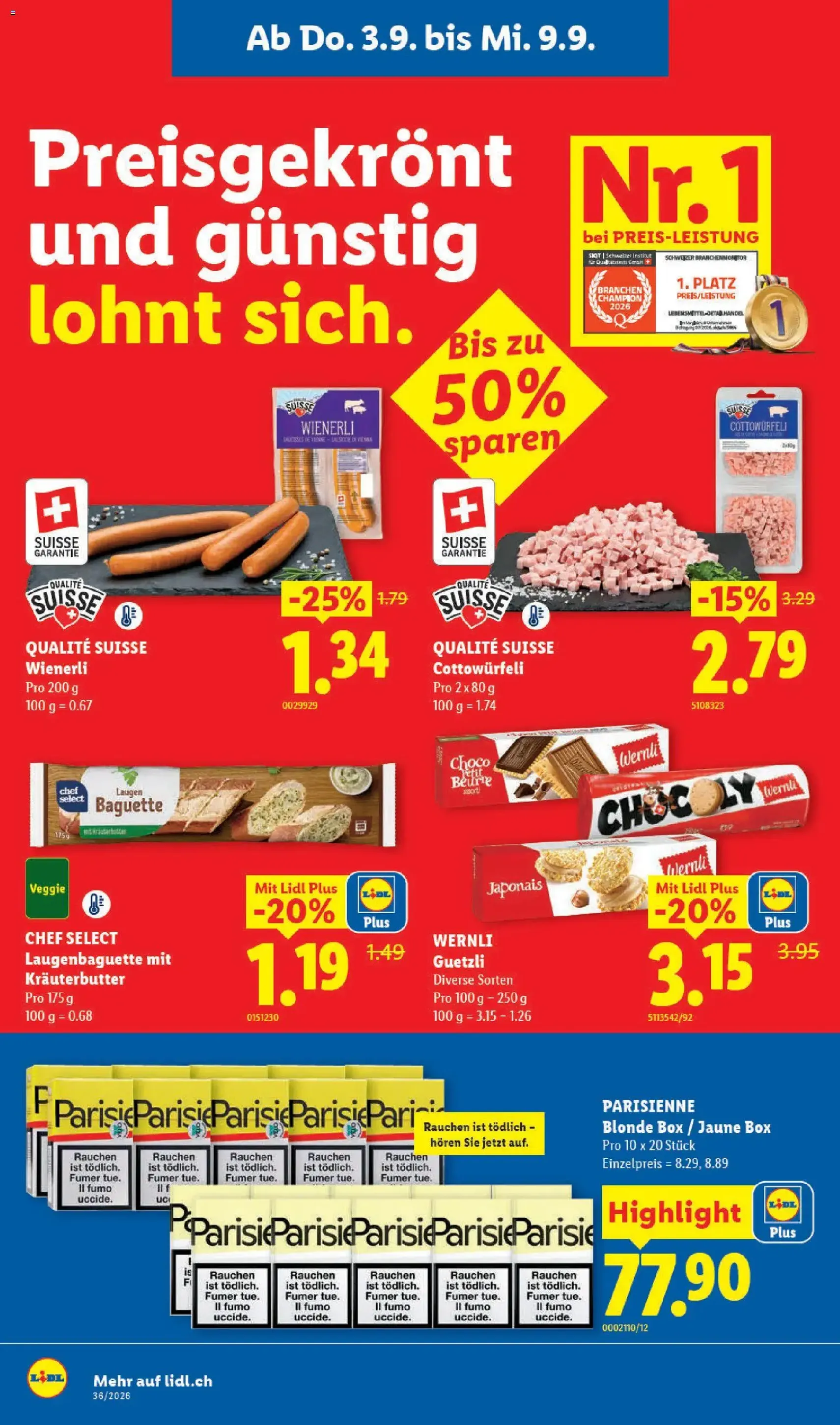 Lidl aktionen - Gültiger Prospekt ab 03.09.2026, Seite 12 von insgesamt 41