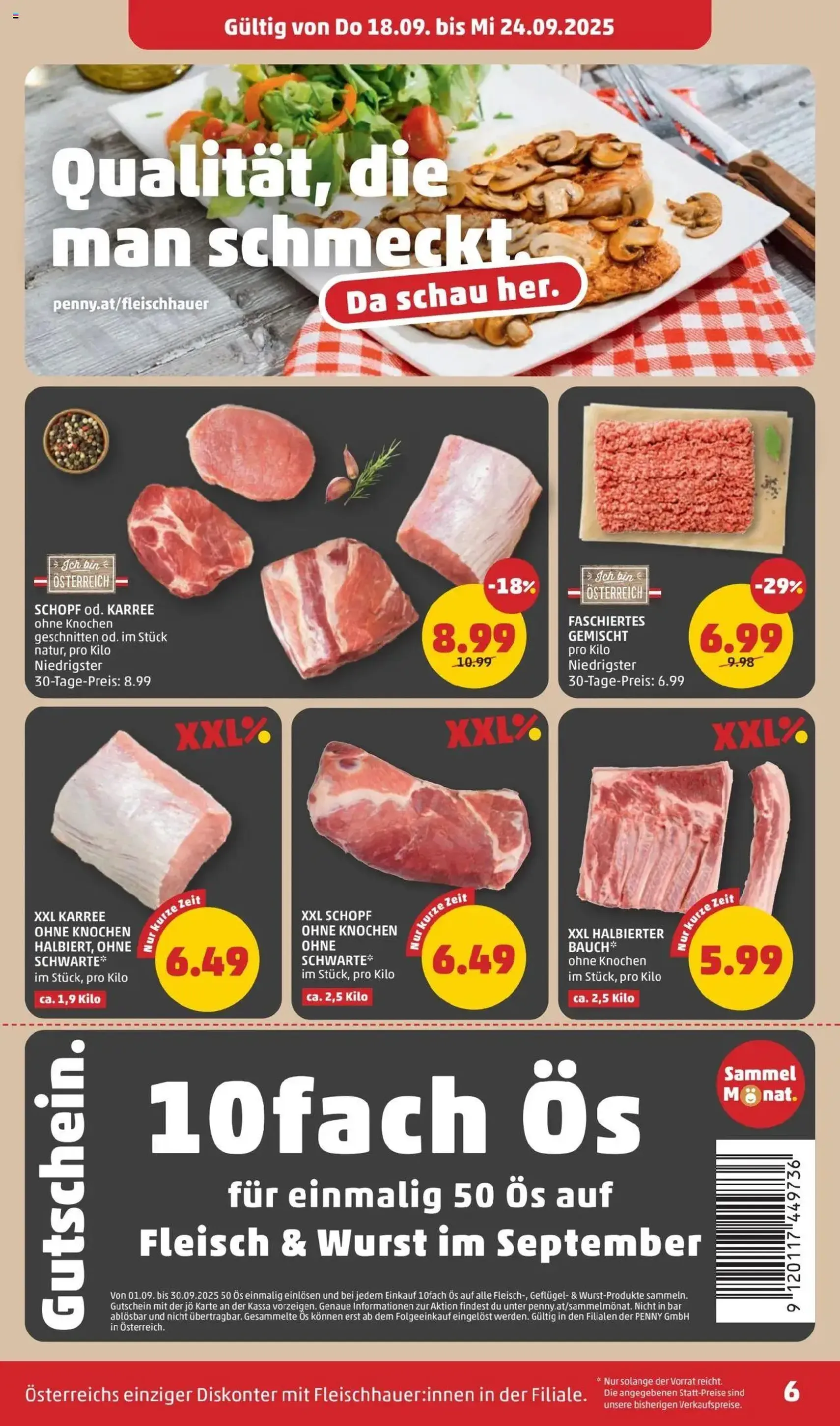 Penny Markt Flugblatt - Gültiger Prospekt ab 18.09.2025, Seite 6 von insgesamt 32
