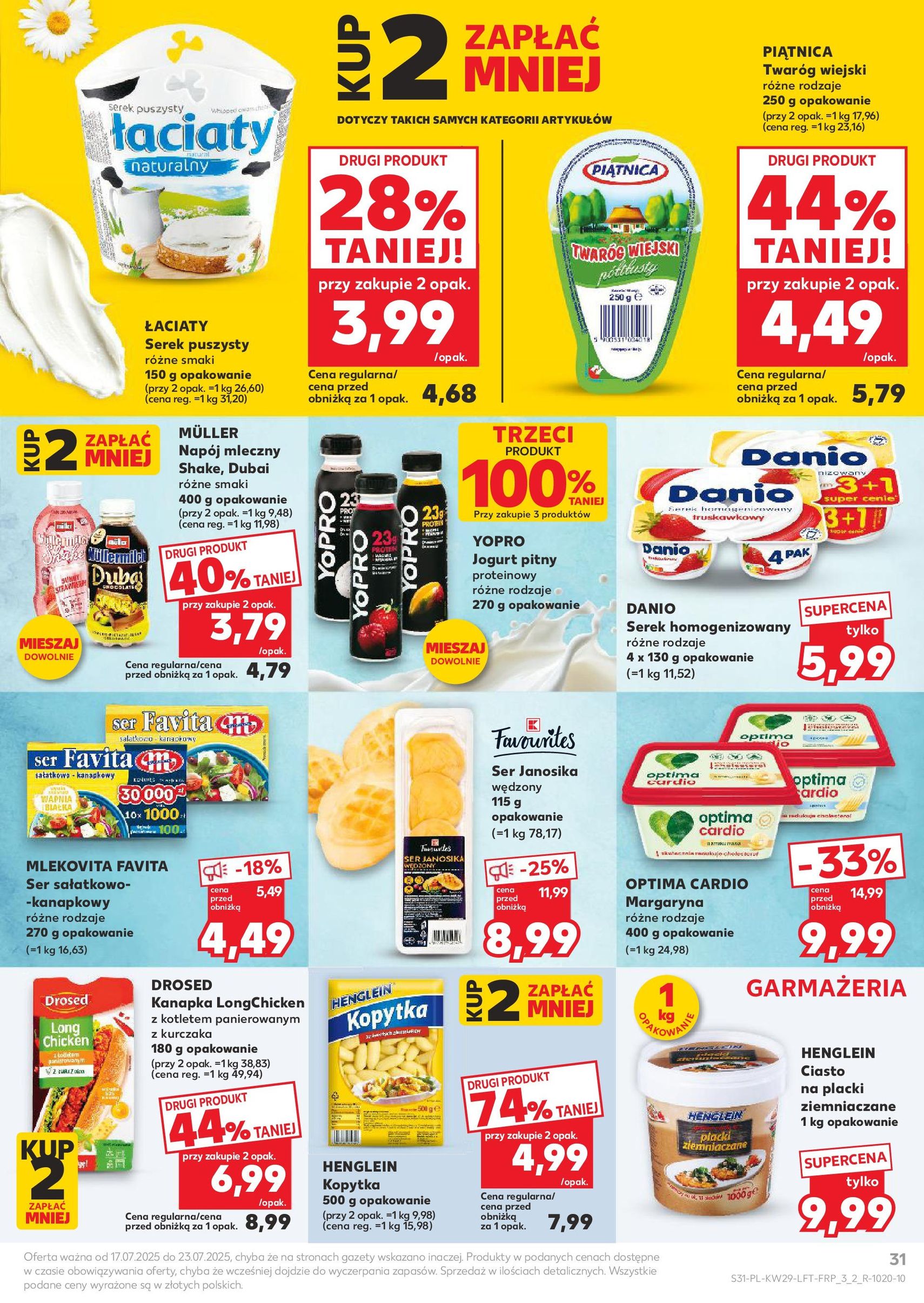 Kaufland gazetka - ważny gazetka od 17.07.2025 strona 31 z 53 Kaufland gazetka - ważny gazetka od 17.07.2025 strona 31 z 53