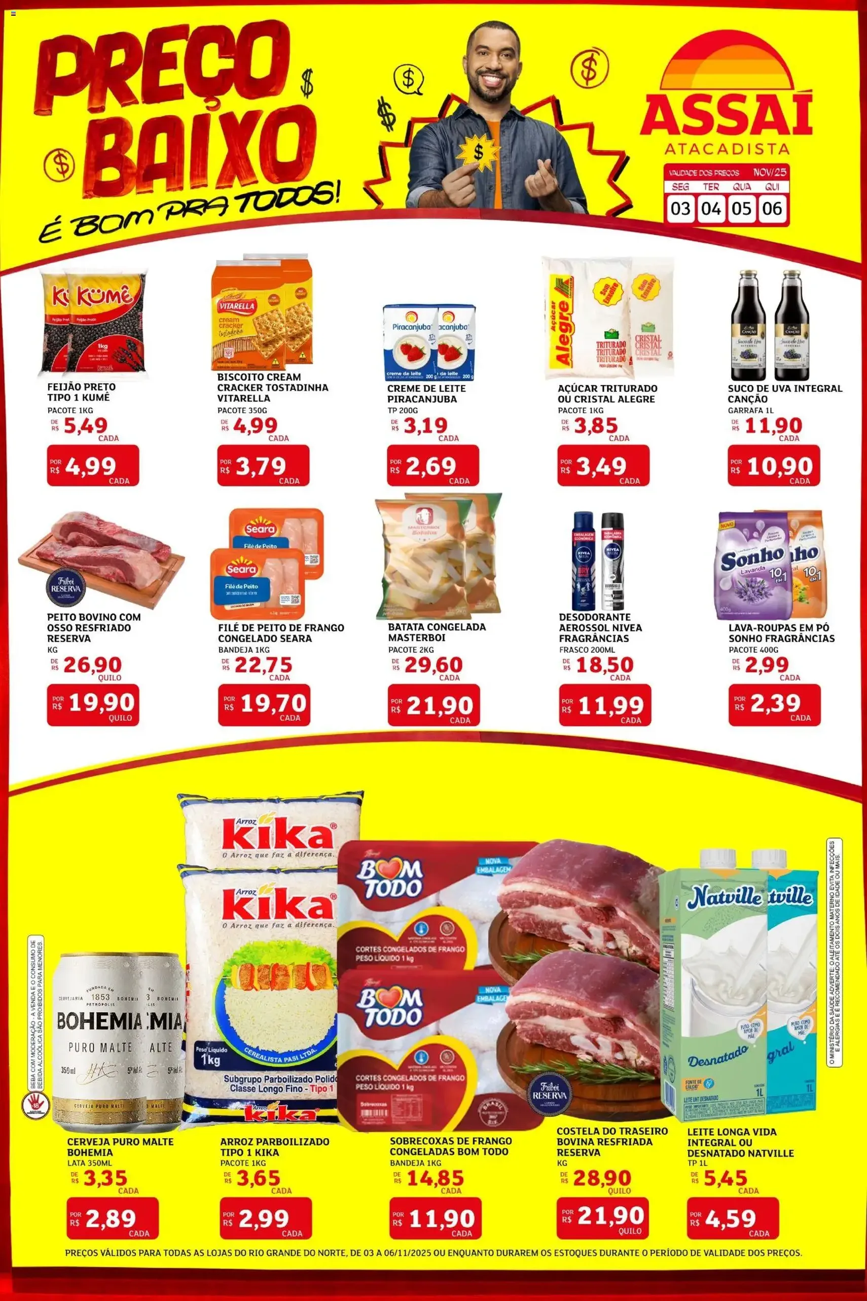 Encarte Assaí Atacadista - folheto válido a partir de 03/11/2025 página 1 de 4