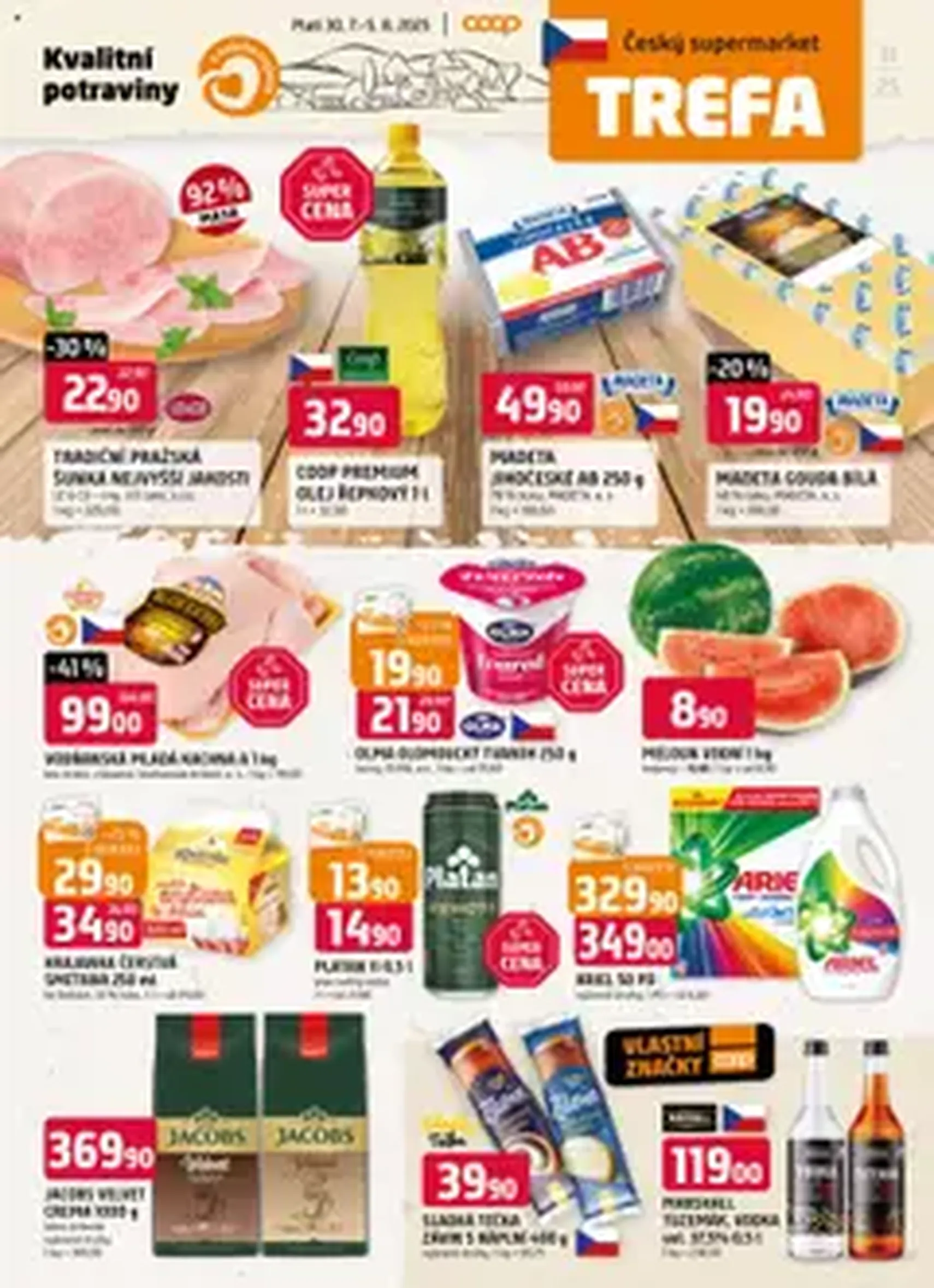 Trefa leták - platný leták od 30.07.2025 strana 1 z 1