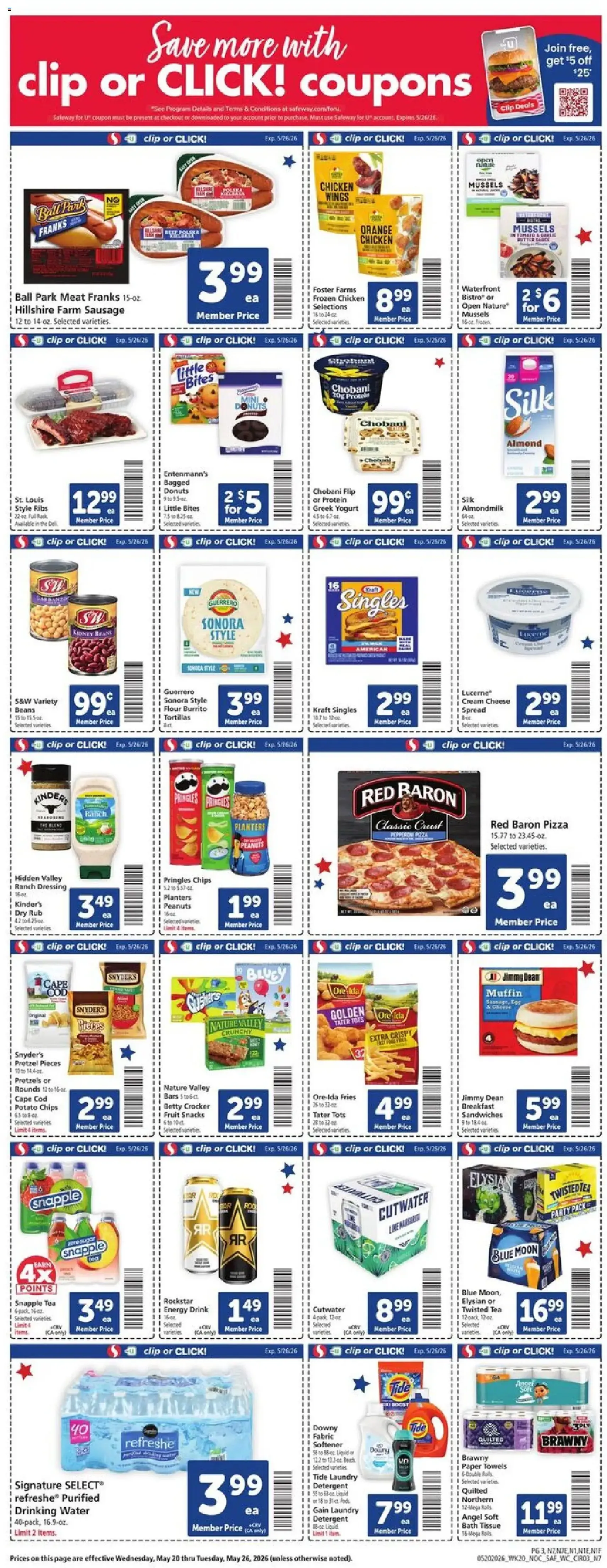 Safeway Weekly Ad - valid flyer from 05/20/2026, page 5 of 14