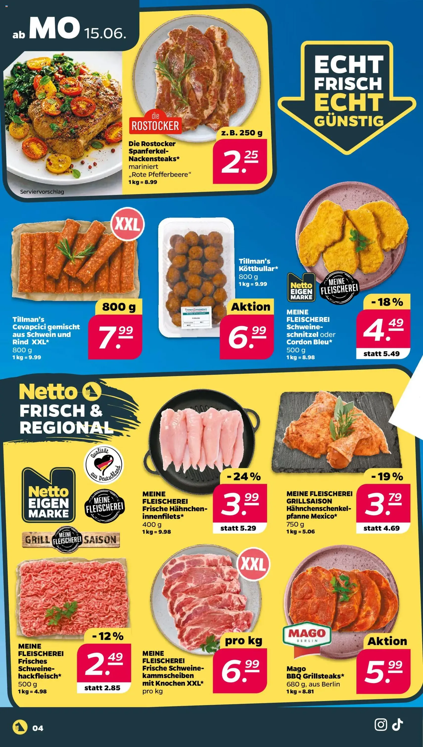 Netto Prospekt - Gültiger Prospekt ab 15.06.2026, Seite 4 von insgesamt 33