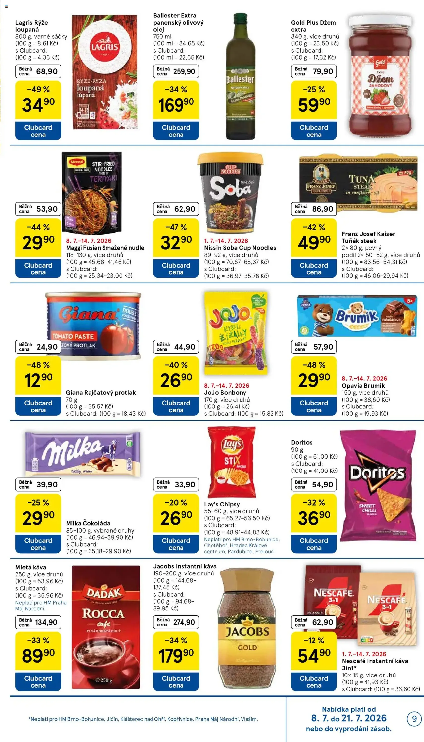 Tesco leták - Hypermarket - platný leták od 08.07.2026 strana 9 z 36