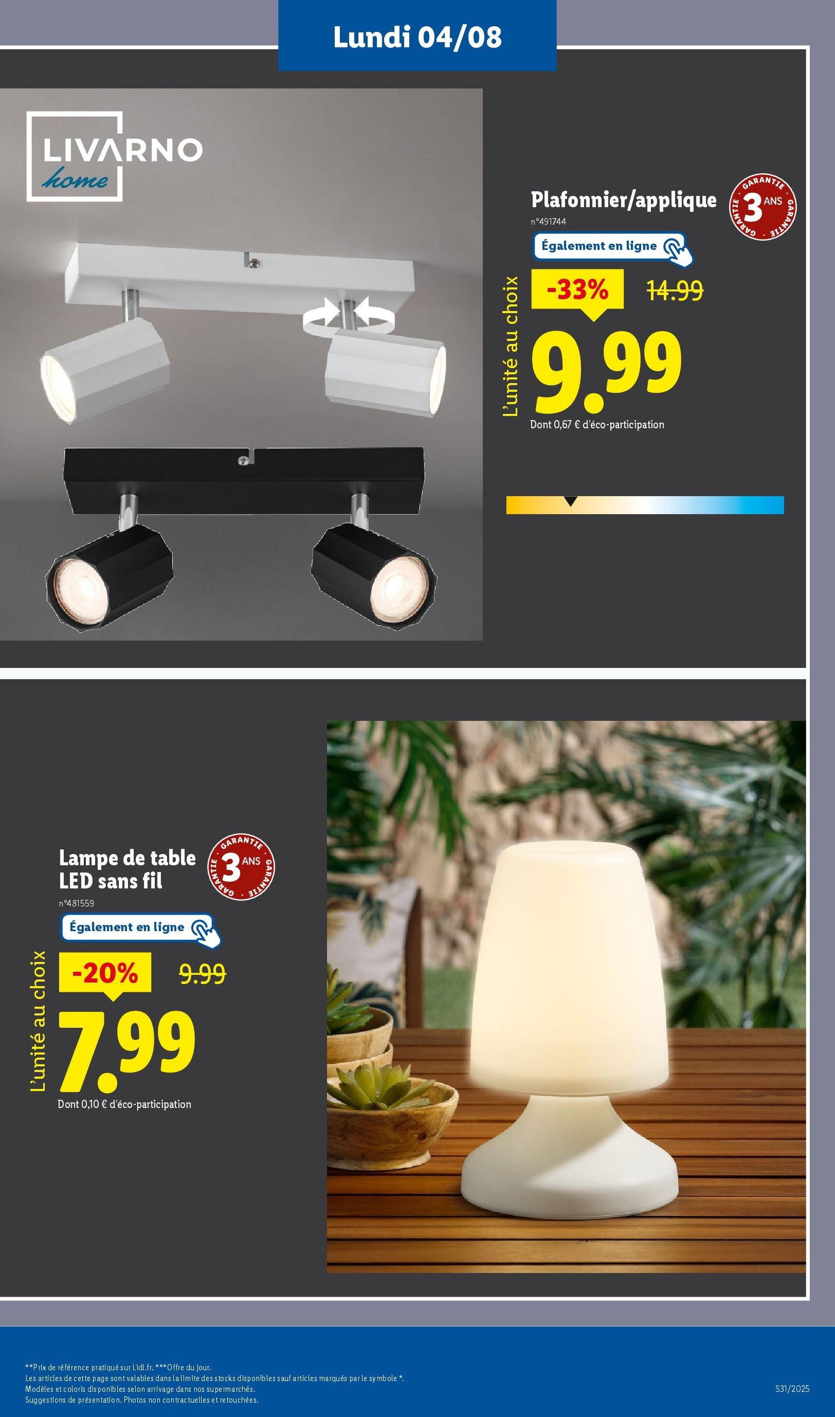 LIDL catalogue semaine 30 - brochure valable à partir du 31/07/2025, page 55 sur 73 LIDL catalogue semaine 30 - brochure valable à partir du 31/07/2025, page 55 sur 73