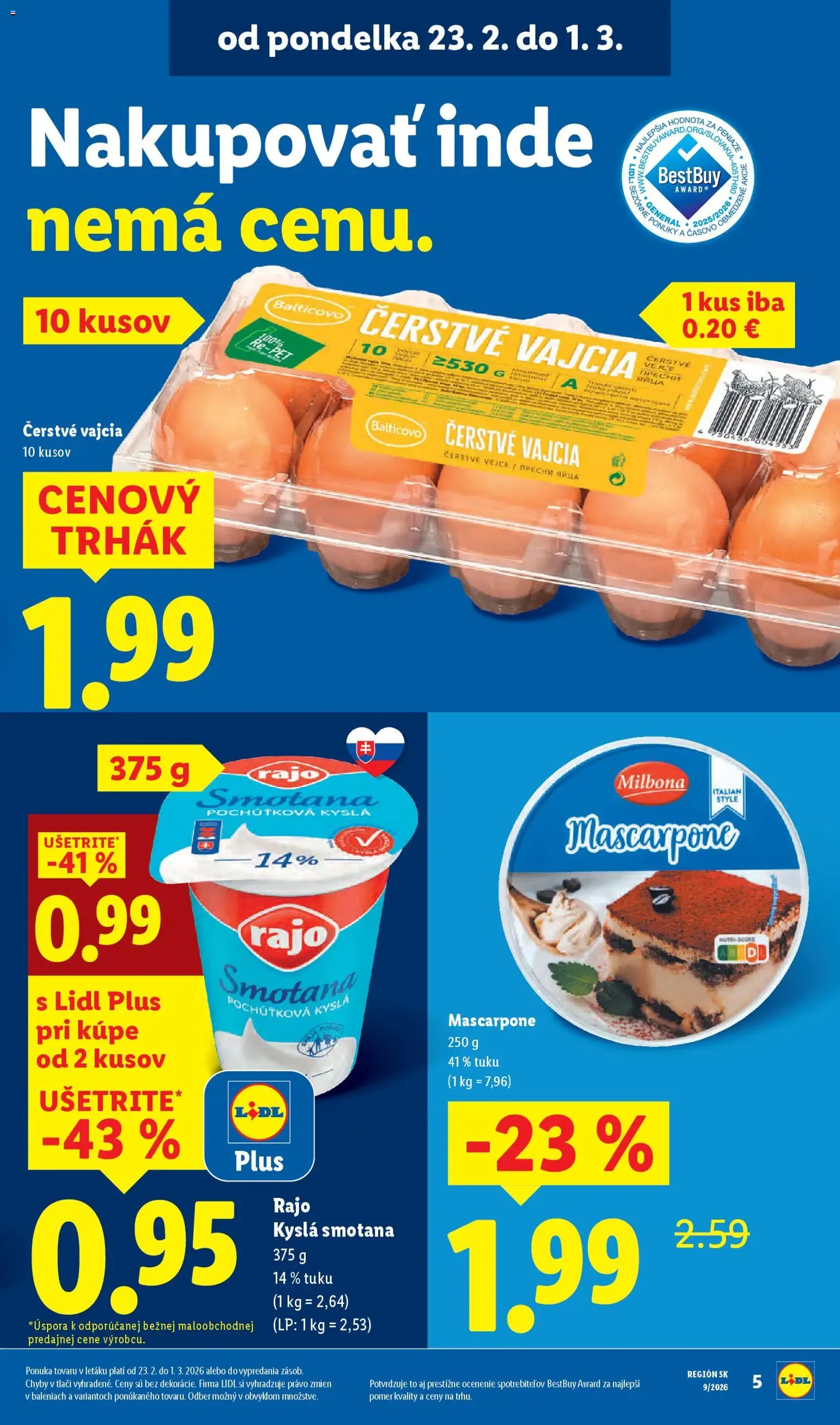 Lidl leták - platný leták od 23.02.2026 strana 5 z 96