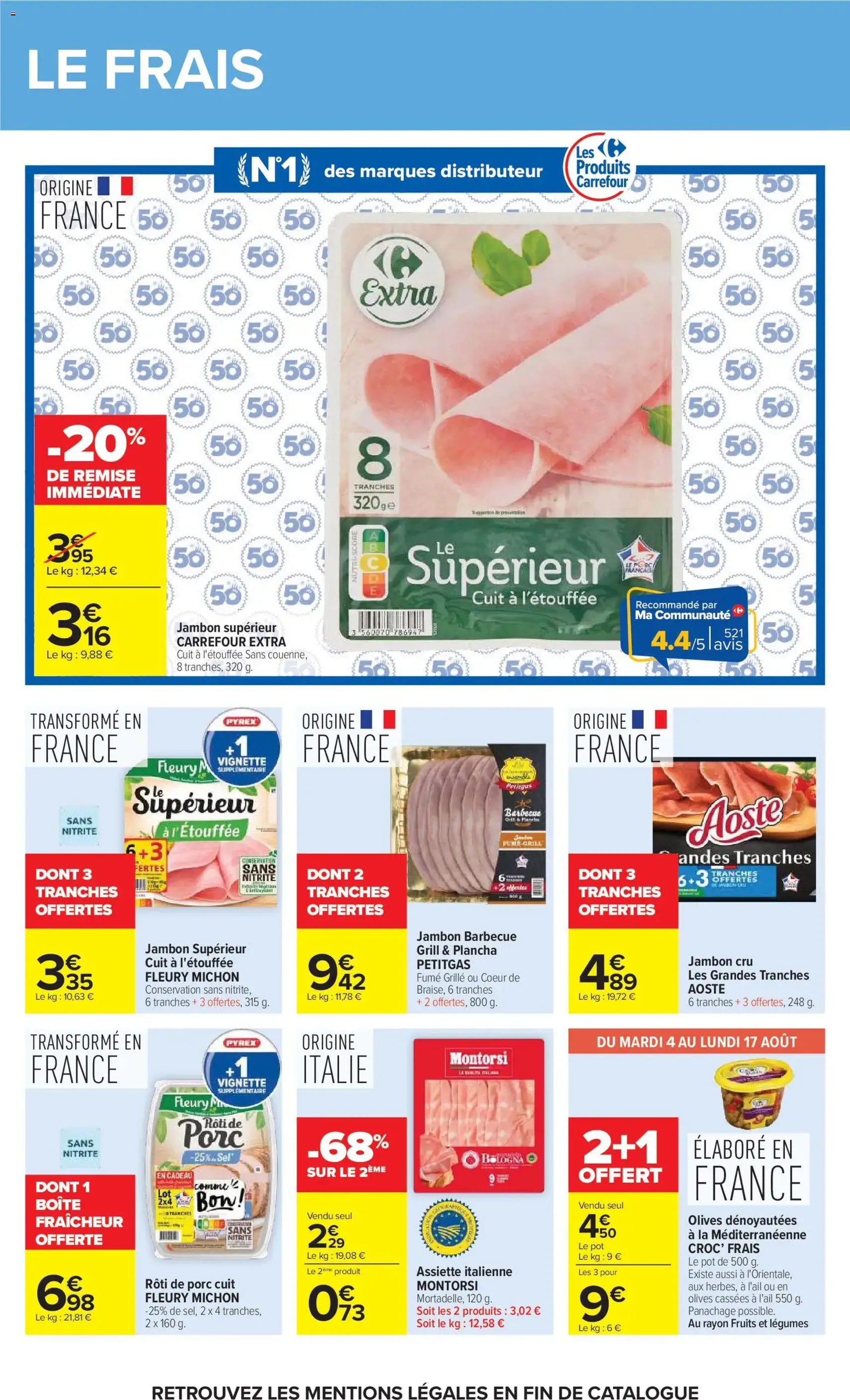 Carrefour catalogue - brochure valable à partir du 04/08/2026, page 38 sur 79