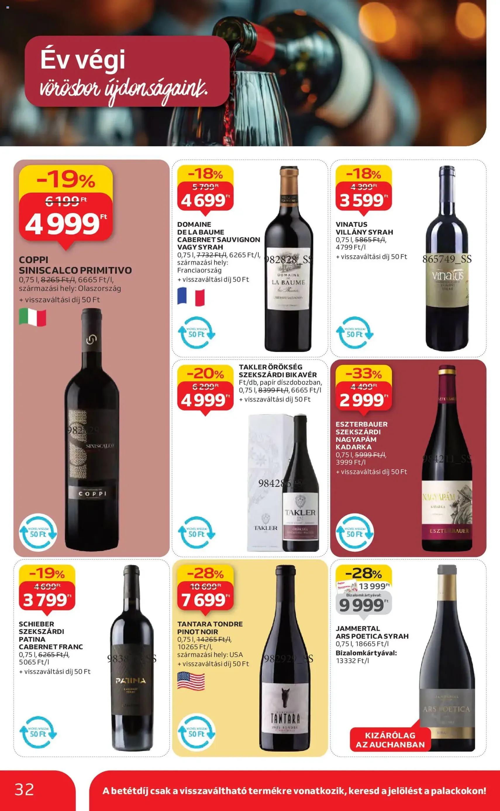 Auchan Akciós újság - 2025.10.30. érvényes szórólap 32 oldal 58 oldalból Auchan Akciós újság - 2025.10.30. érvényes szórólap 32 oldal 58 oldalból