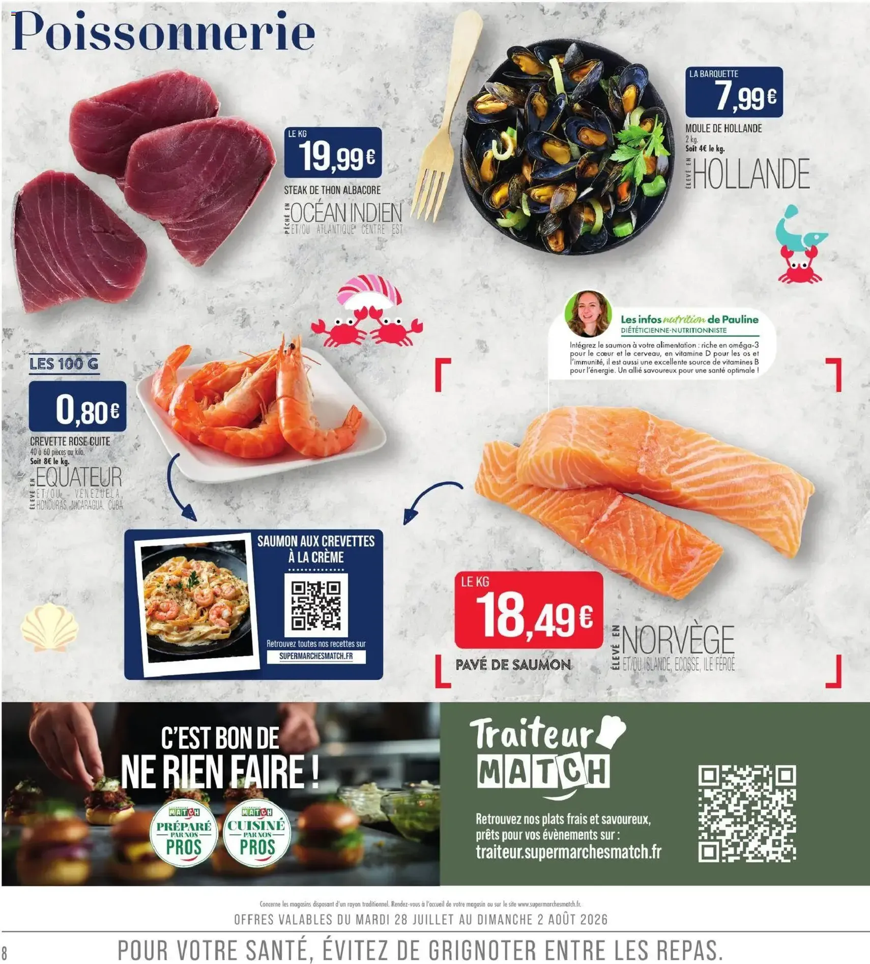 Match Supermarché catalogue - brochure valable à partir du 28/07/2026, page 8 sur 24