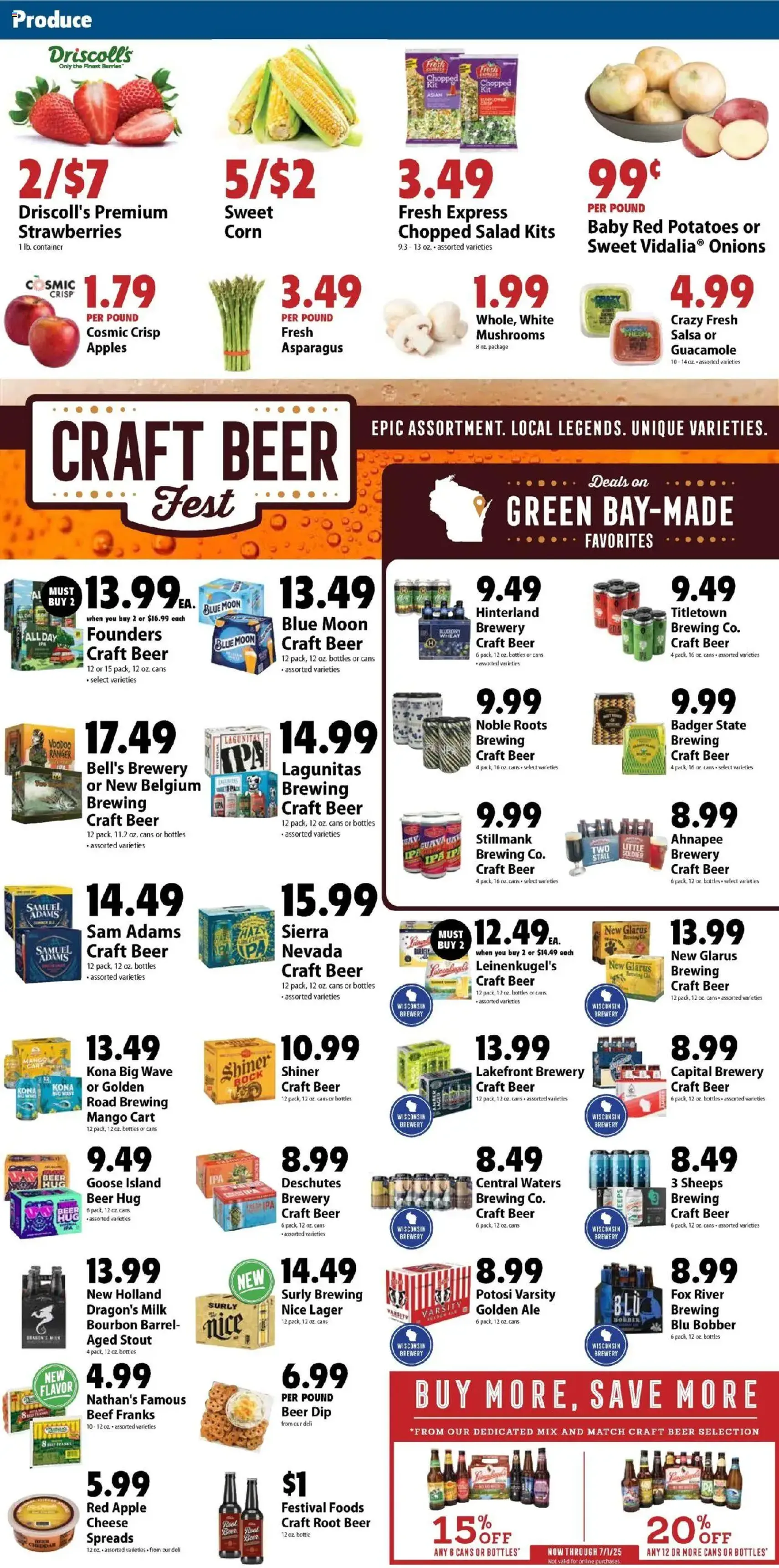 Festival Foods Weekly Ad - valid flyer from 06/25/2025, page 2 of 9 Festival Foods Weekly Ad - valid flyer from 06/25/2025, page 2 of 9
