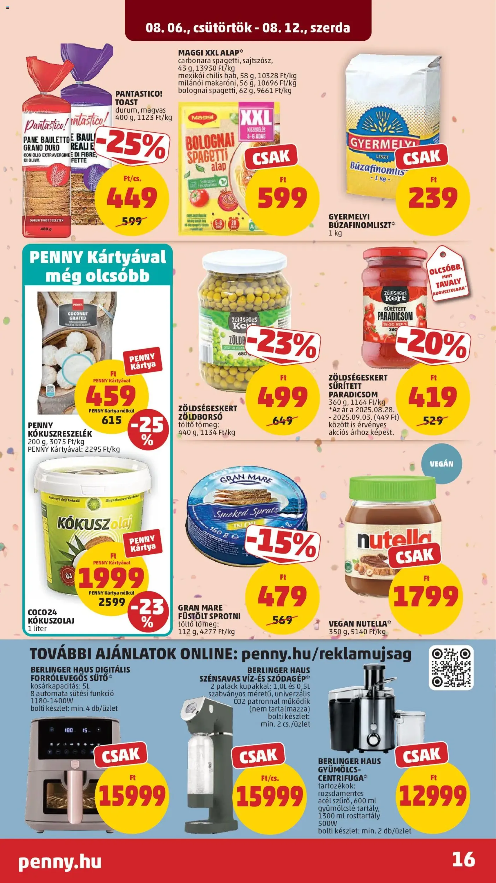 PENNY akciós újság - 2026.08.06. érvényes szórólap 19 oldal 43 oldalból
