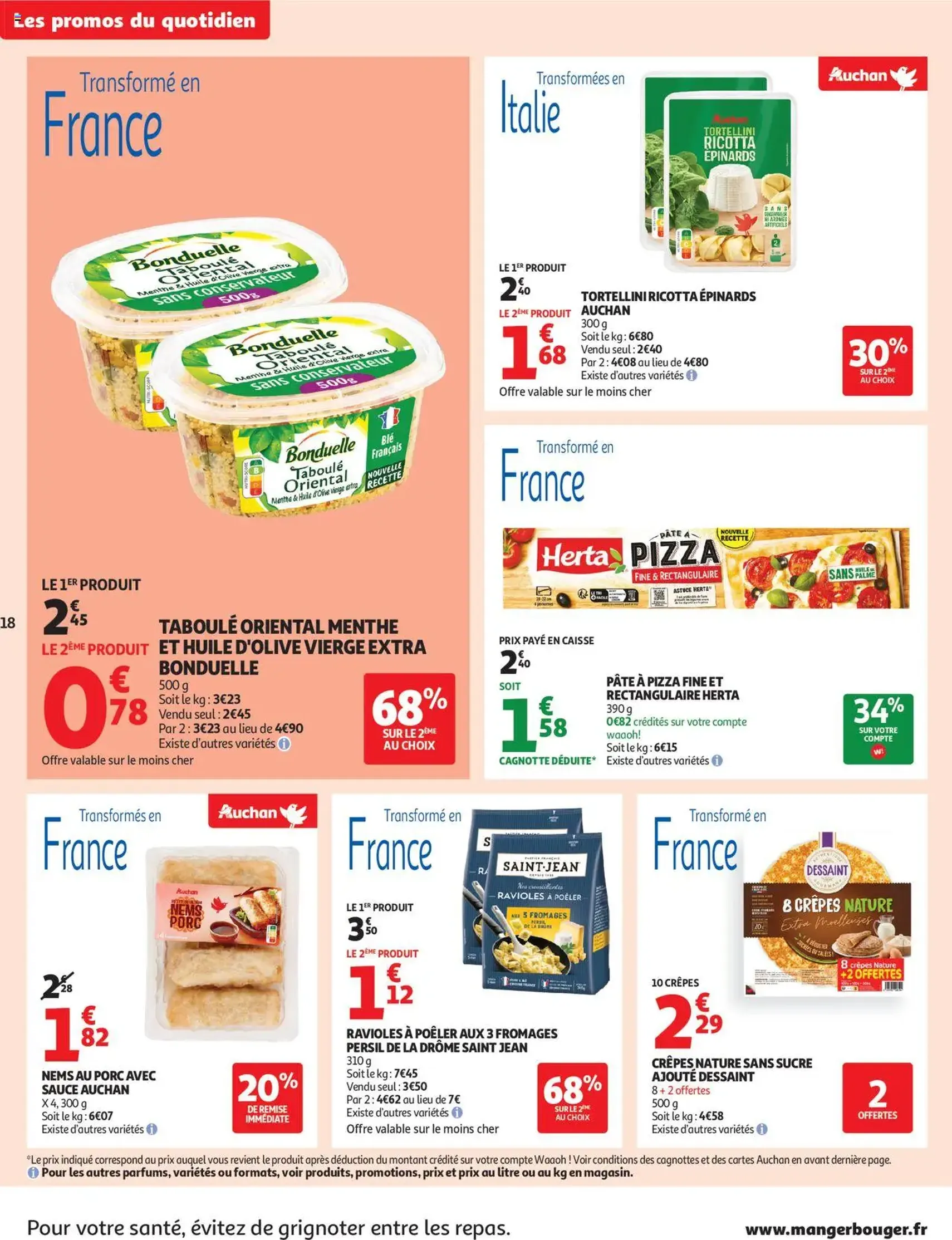 Auchan prospectus - brochure valable à partir du 29/07/2025, page 18 sur 49 Auchan prospectus - brochure valable à partir du 29/07/2025, page 18 sur 49
