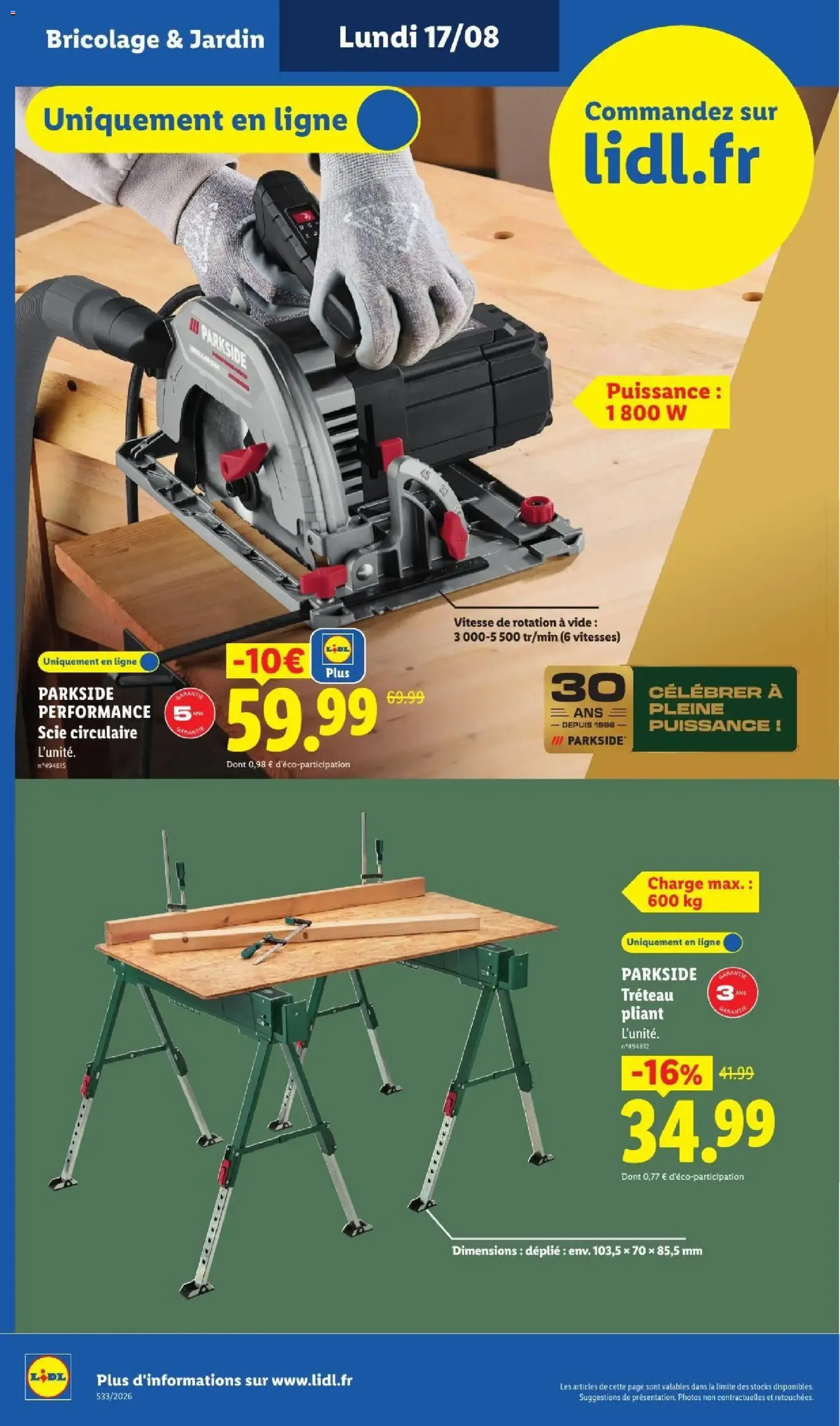 LIDL catalogue - brochure valable à partir du 13/08/2026, page 44 sur 61