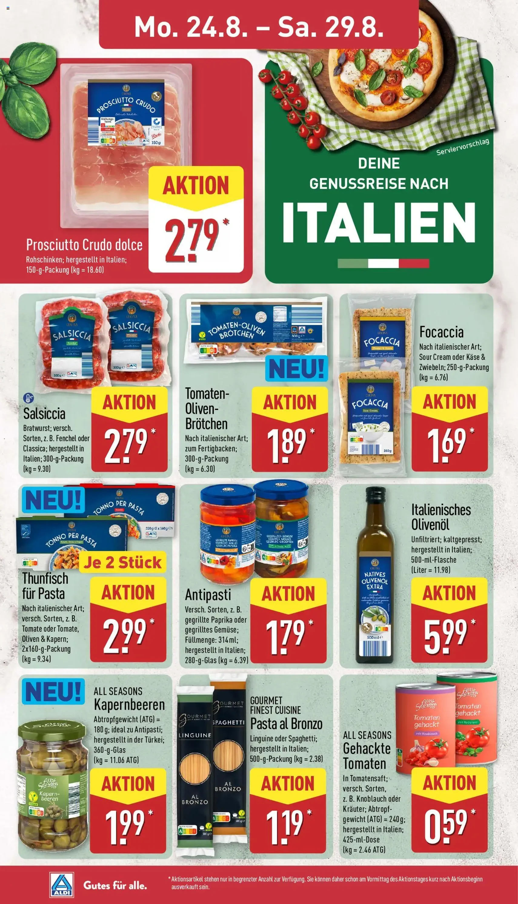 Aldi Prospekt - Gültiger Prospekt ab 24.08.2026, Seite 10 von insgesamt 43