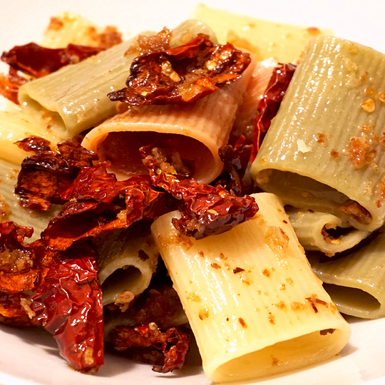 Anteprima ricetta Pasta con peperoni cruschi