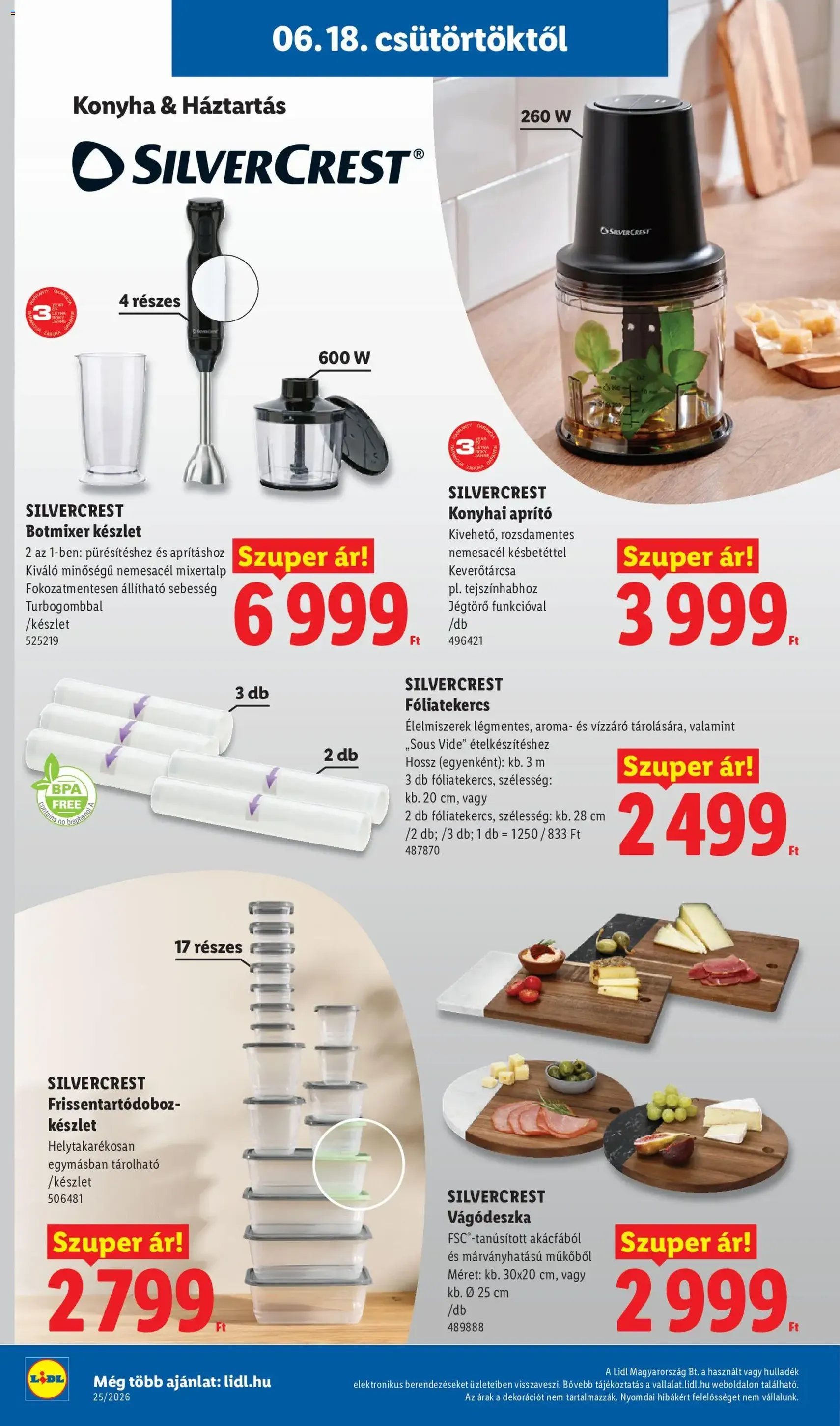 Lidl akciós újság - 2026.06.18. érvényes szórólap 40 oldal 78 oldalból