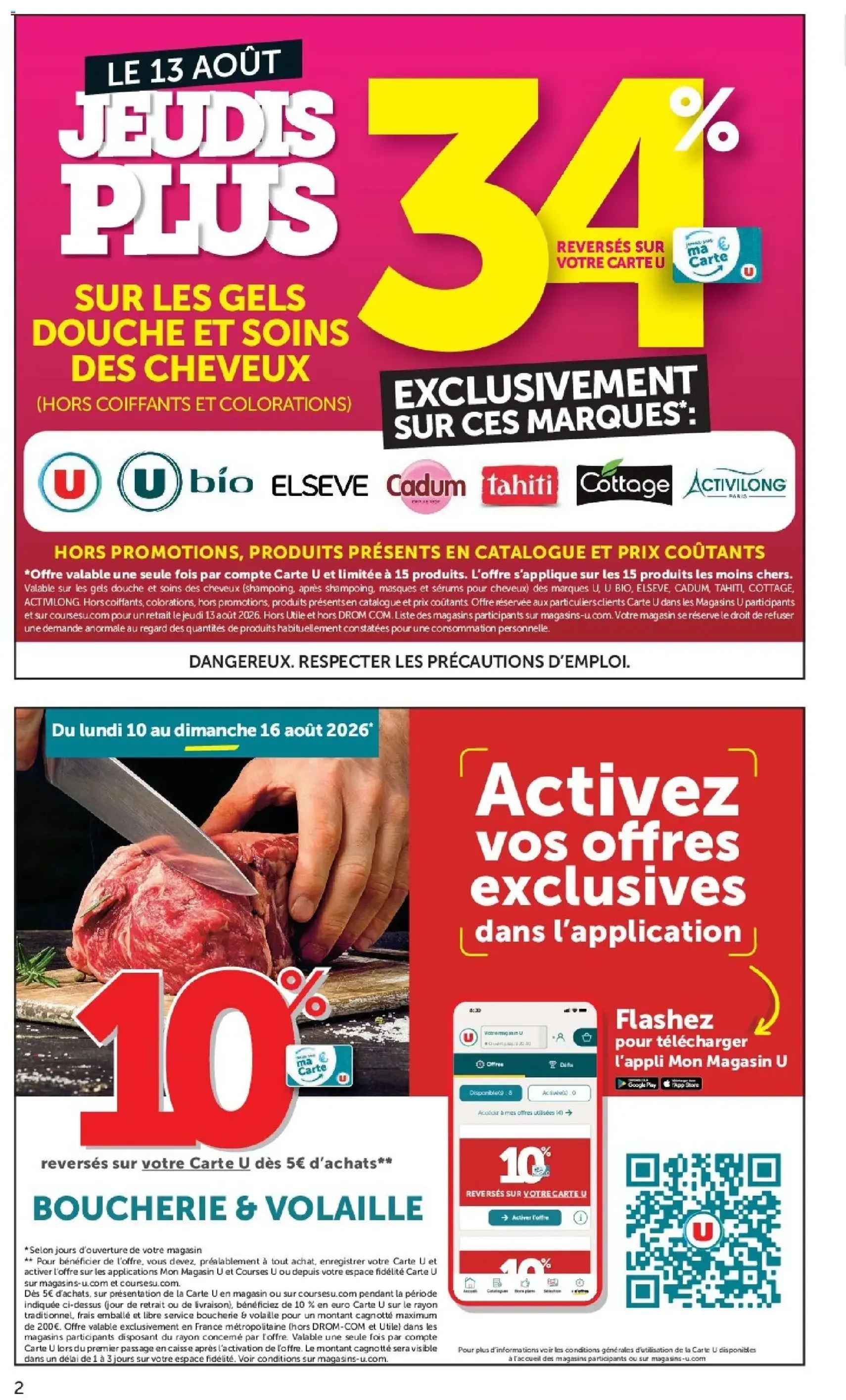 U Express catalogue - brochure valable à partir du 11/08/2026, page 2 sur 12