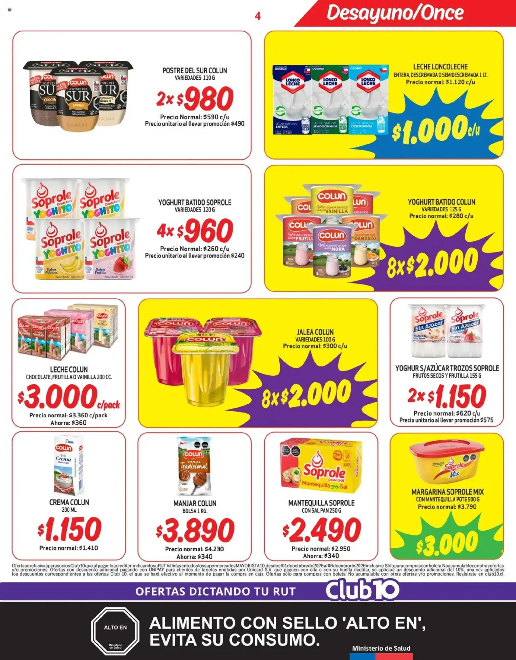 Mayorista 10 Ofertas - folleto válido desde 29.09.2025 página 4 de 21 Mayorista 10 Ofertas - folleto válido desde 29.09.2025 página 4 de 21