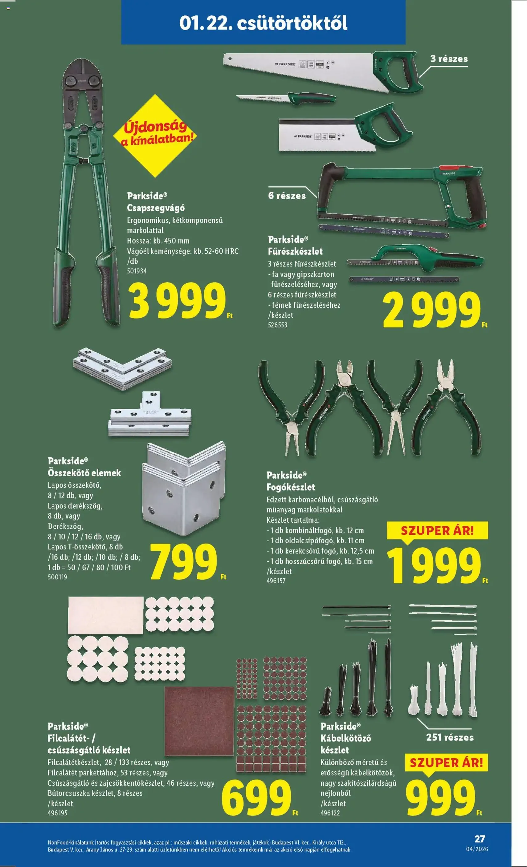 Lidl Akciós újság - 2026.01.22. érvényes szórólap 27 oldal 58 oldalból