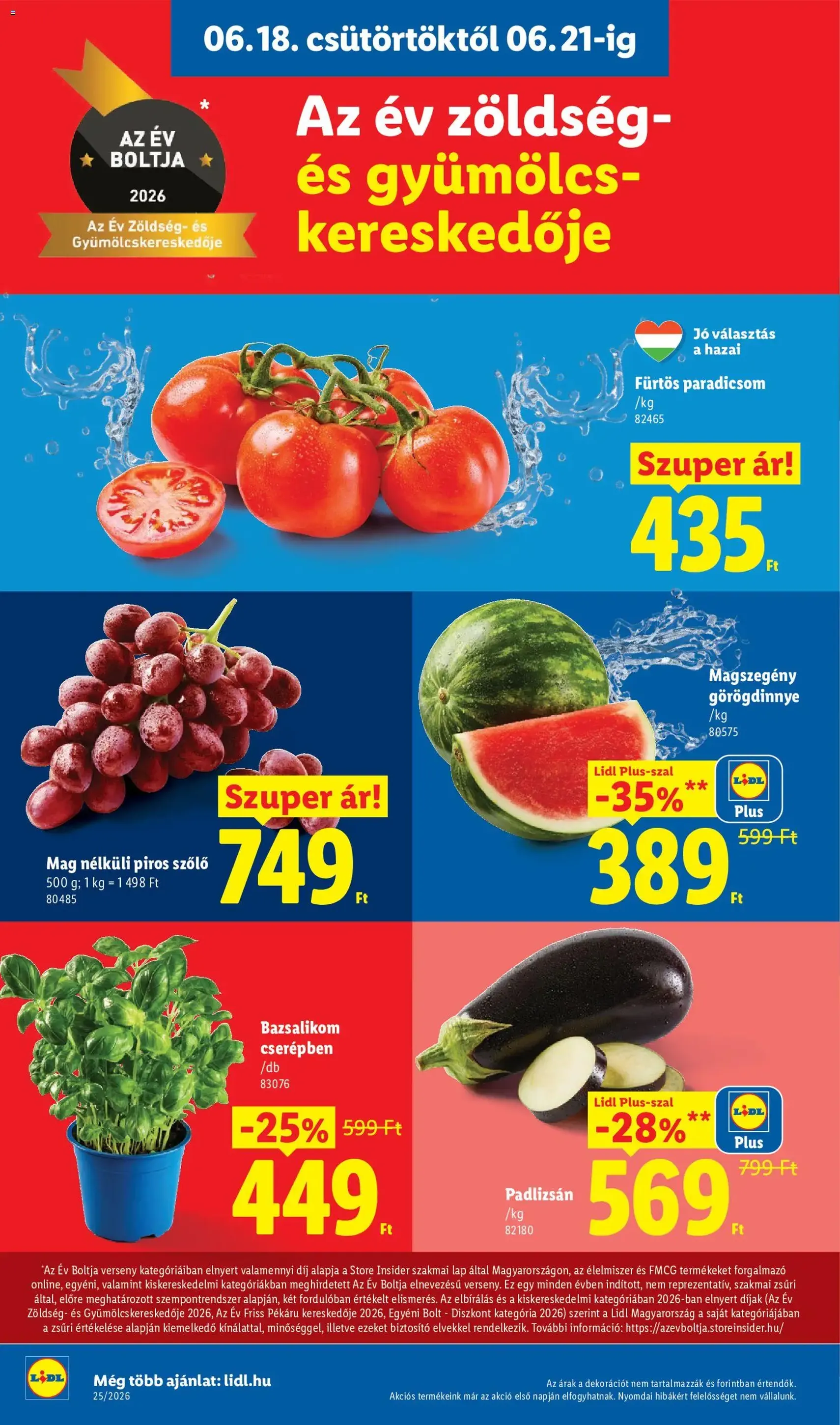 Lidl akciós újság - 2026.06.18. érvényes szórólap 2 oldal 78 oldalból