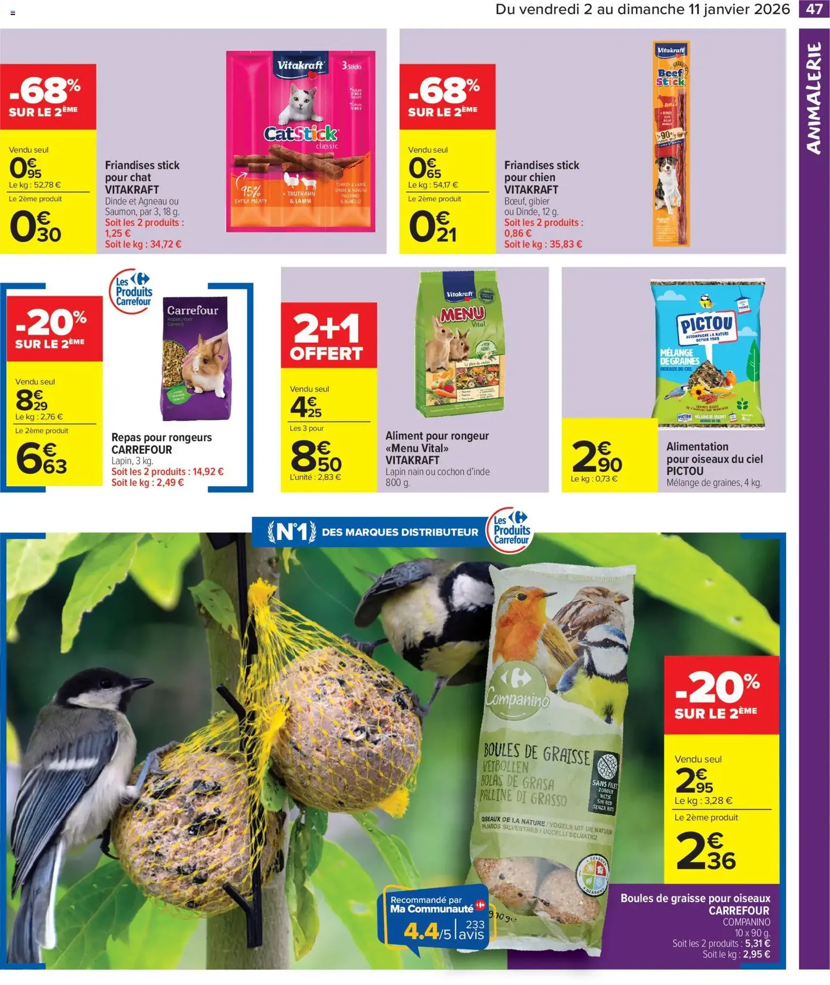 Carrefour Market catalogue semaine 1 - brochure valable à partir du 02/01/2026, page 49 sur 64
