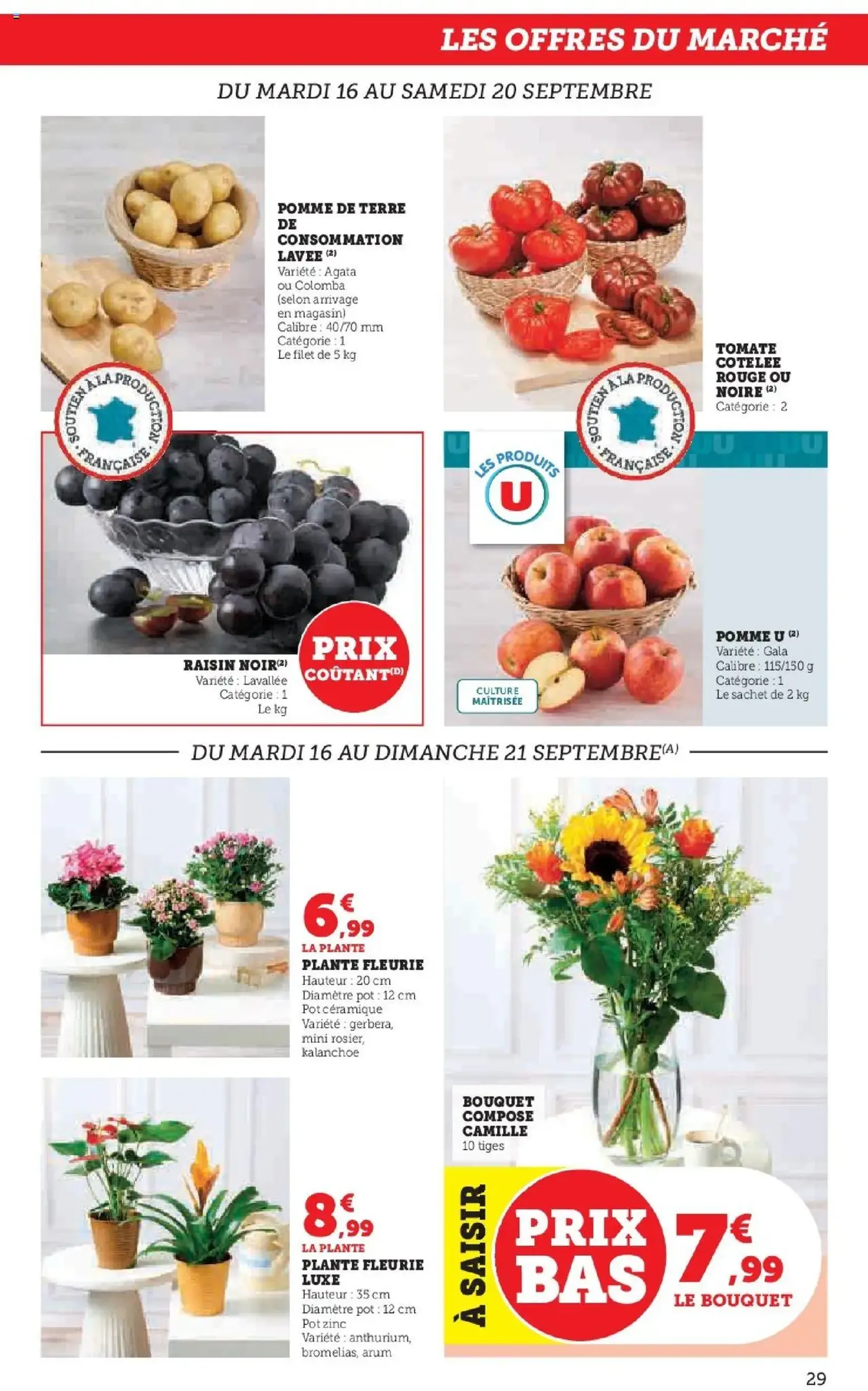 U Express catalogue 50 ans Magasins U - brochure valable à partir du 16/09/2025, page 29 sur 32