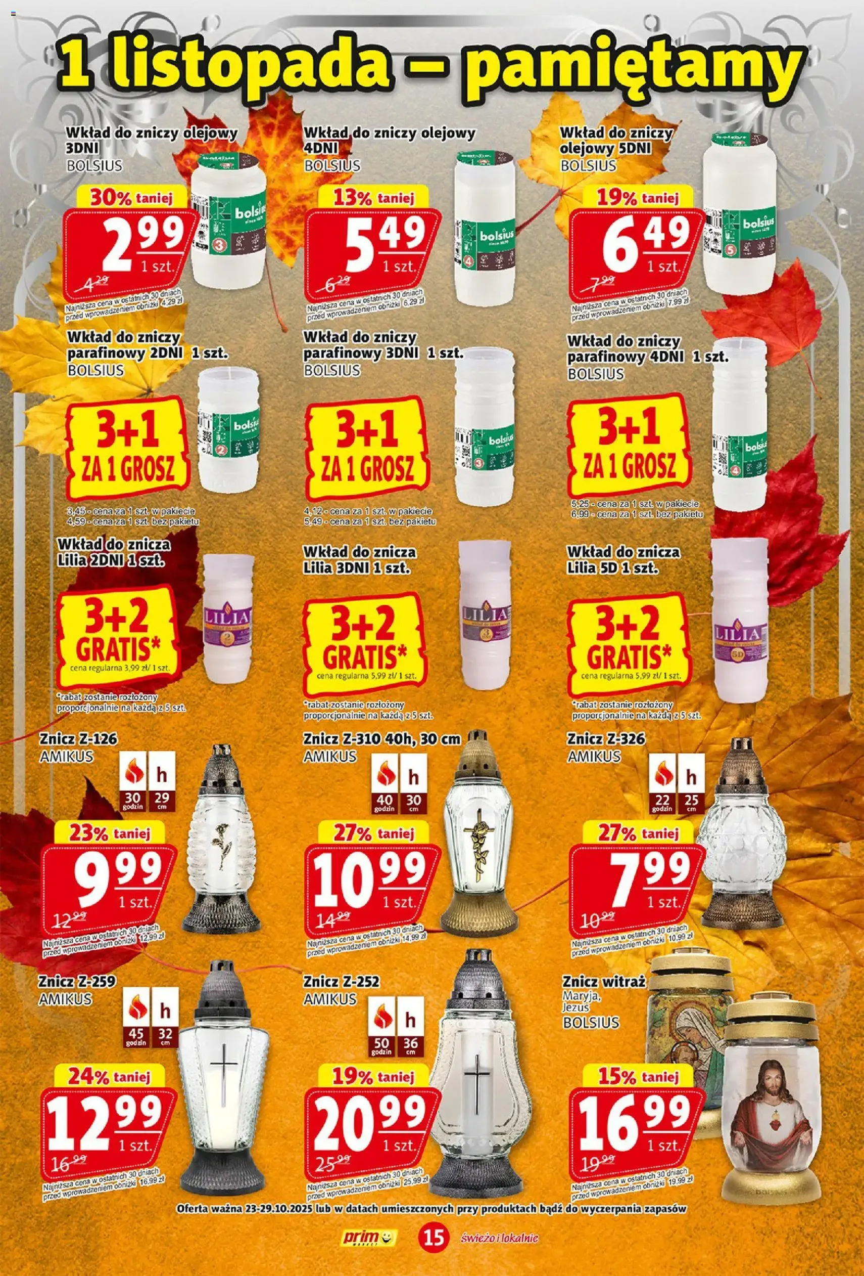 Prim Market Gazetka - ważny gazetka od 23.10.2025 strona 15 z 16 Prim Market Gazetka - ważny gazetka od 23.10.2025 strona 15 z 16