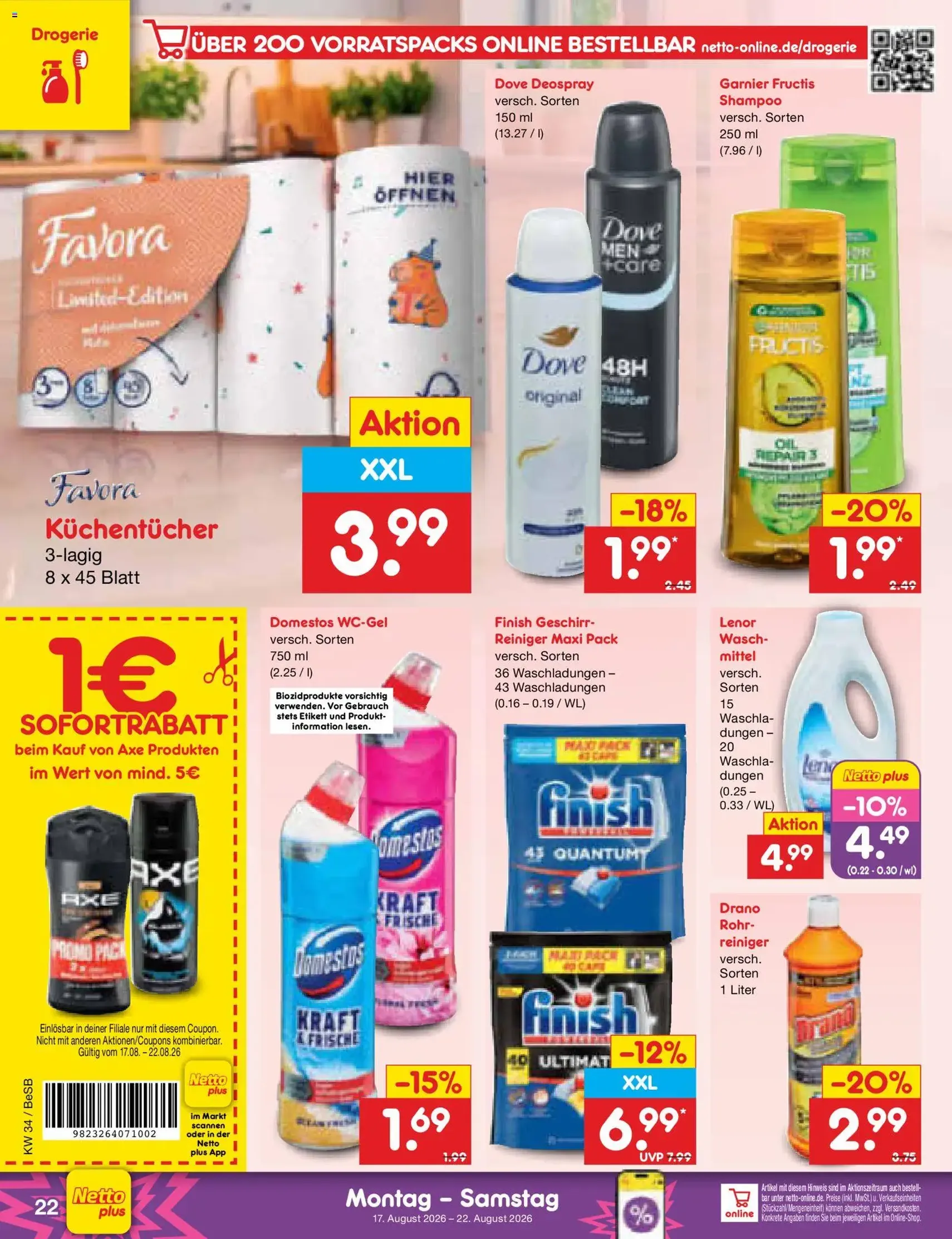 Netto Marken-Discount Prospekt - Gültiger Prospekt ab 17.08.2026, Seite 32 von insgesamt 65