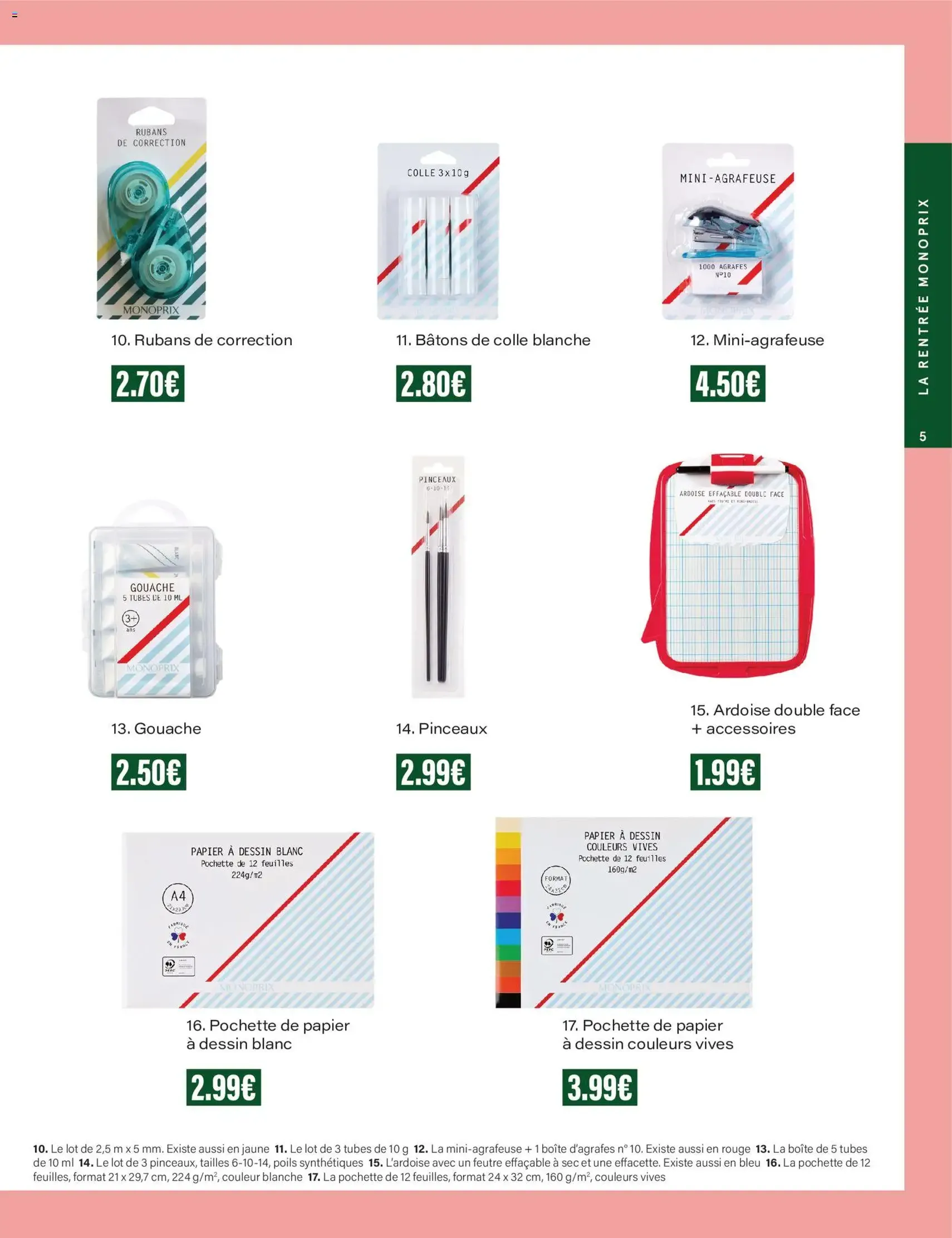 Monoprix - Guide de rentree - brochure valable à partir du 04/08/2026, page 5 sur 42