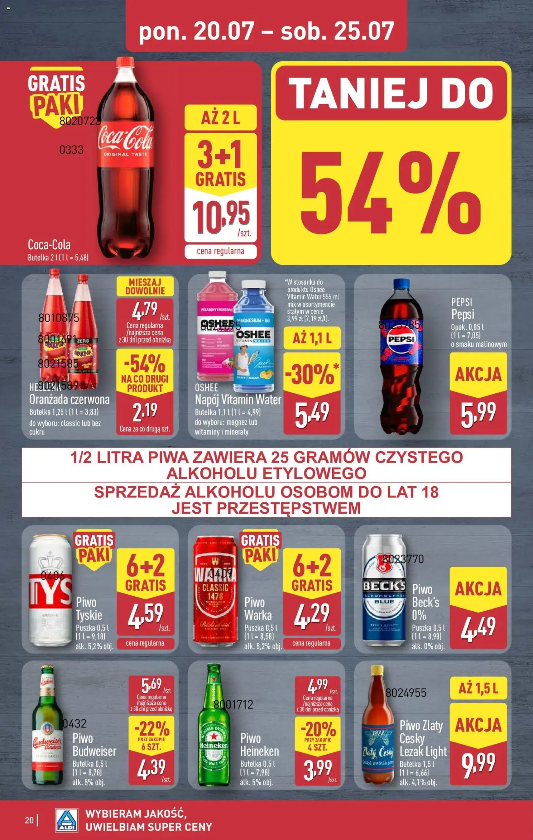 Aldi gazetka - ważny gazetka od 20.07.2026 strona 20 z 44