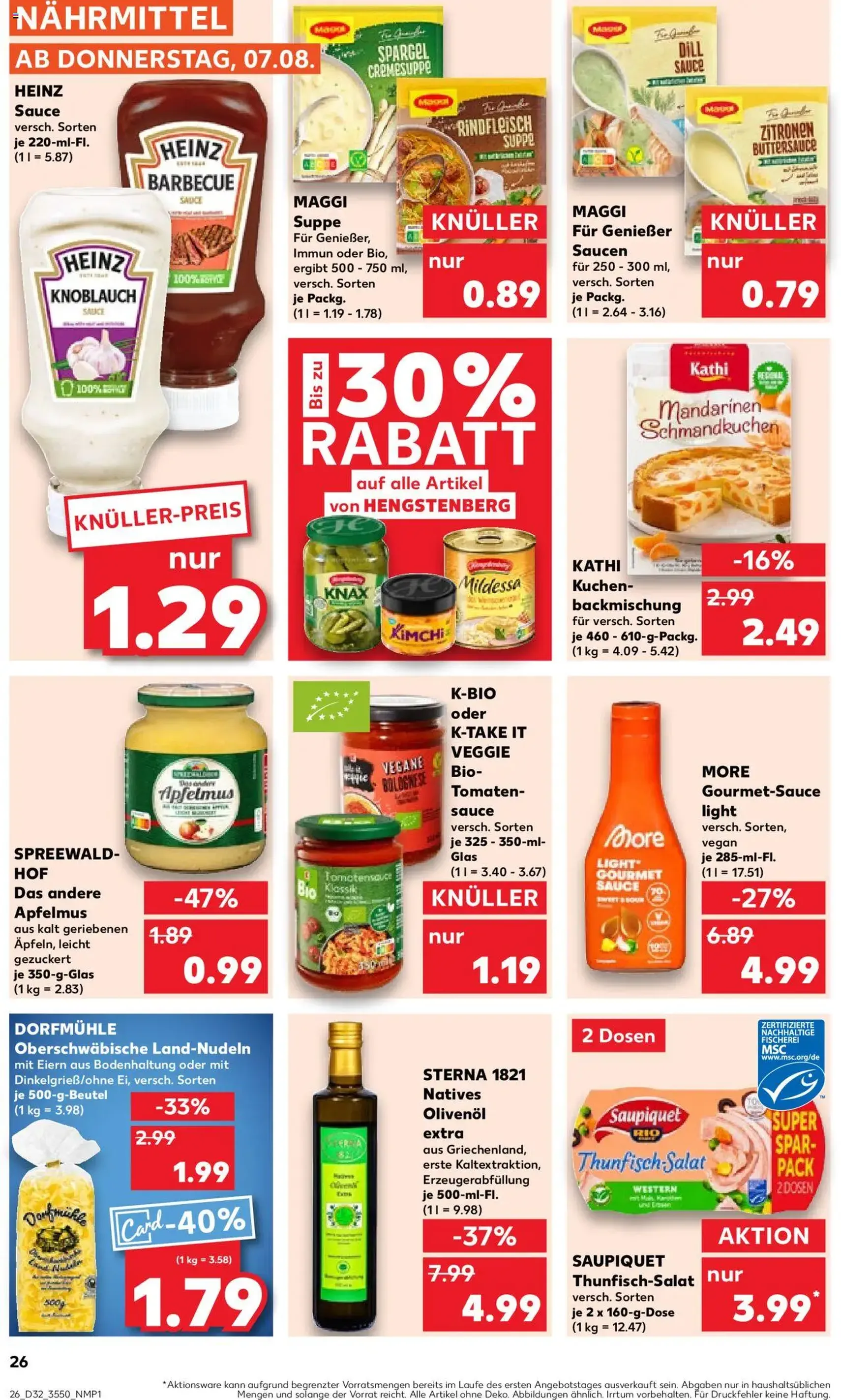 Kaufland Prospekt - Gültiger Prospekt ab 07.08.2025, Seite 26 von insgesamt 60 Kaufland Prospekt - Gültiger Prospekt ab 07.08.2025, Seite 26 von insgesamt 60