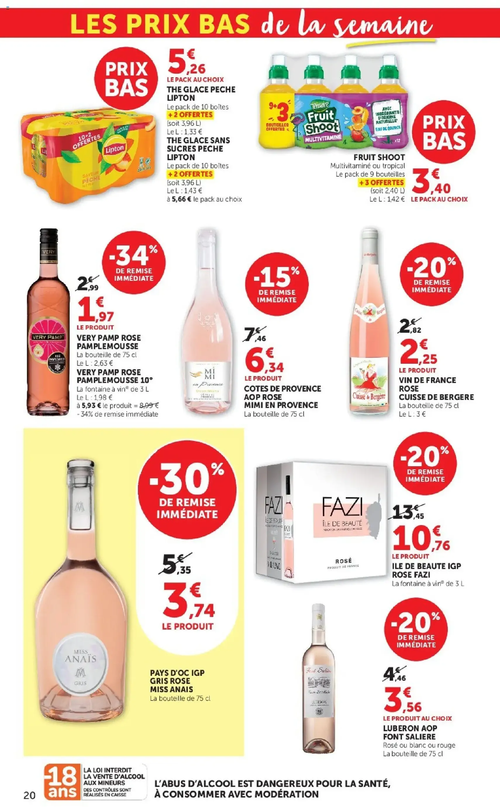 Super U - Les prix bas de la semaine - brochure valable à partir du 09/06/2026, page 20 sur 36
