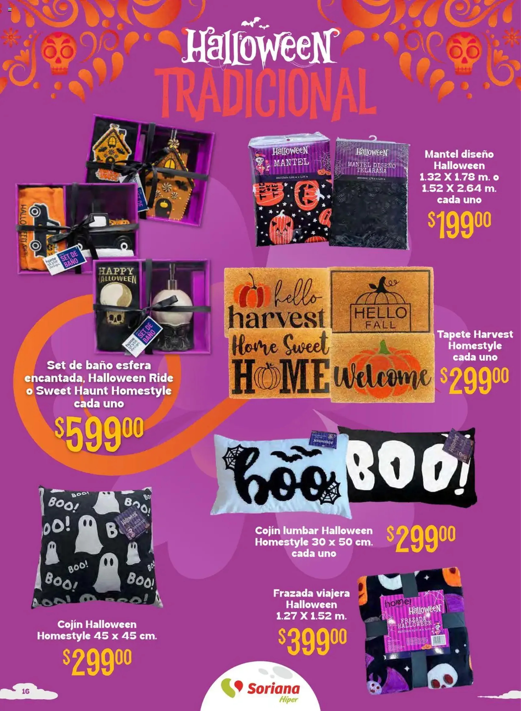 Soriana - Halloween y Día de muertos Híper Nacional - folleto válido desde 16/10/2025 página 16 de 29 Soriana - Halloween y Día de muertos Híper Nacional - folleto válido desde 16/10/2025 página 16 de 29