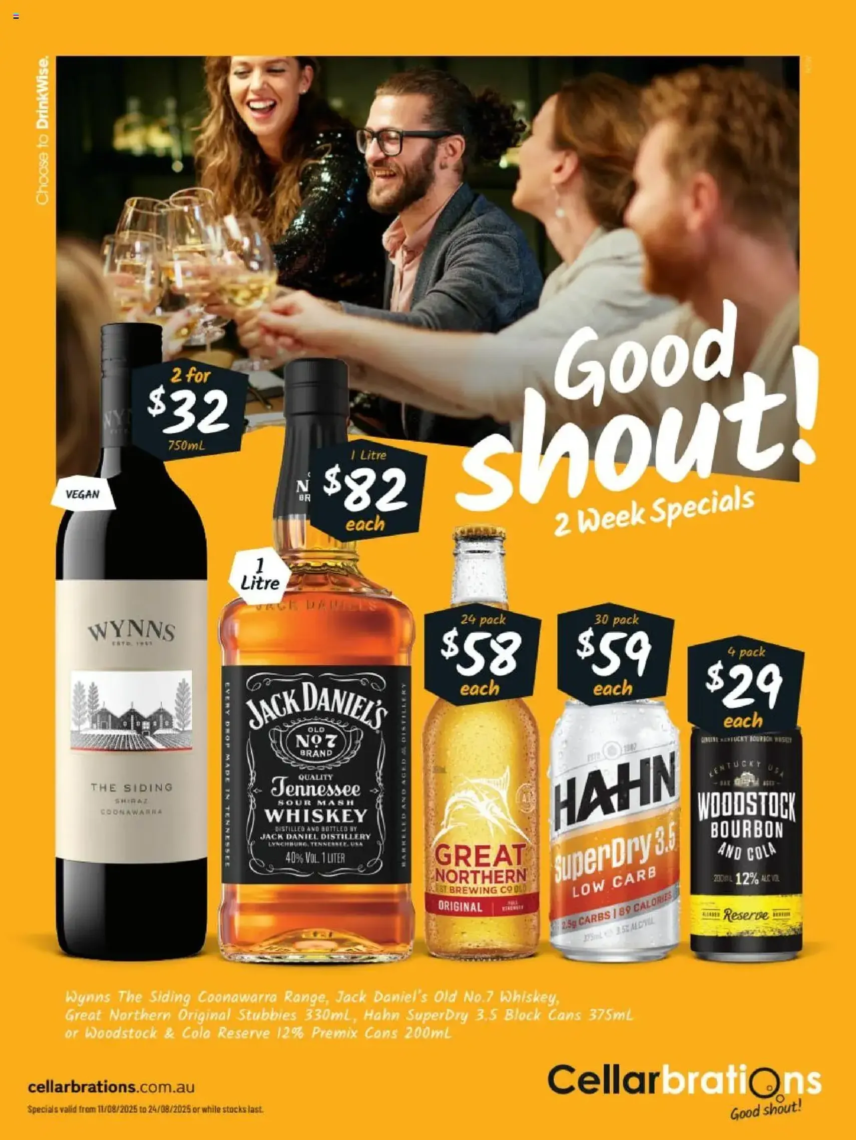 Cellarbrations Catalogue NSW - valid flyer from 11/08/2025, page 1 of 3