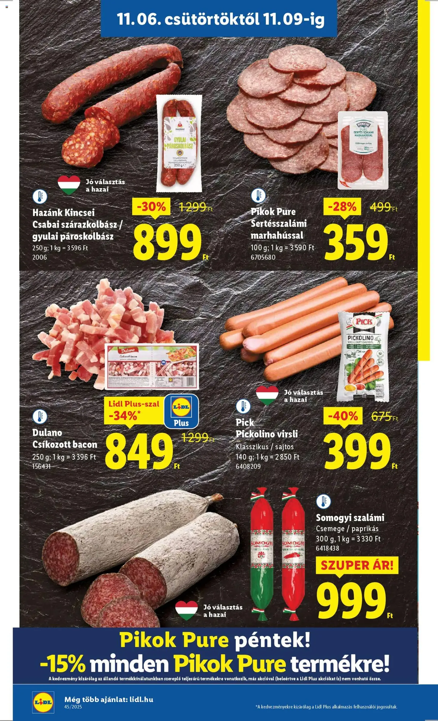 Lidl Akciós újság - 2025.11.06. érvényes szórólap 8 oldal 52 oldalból