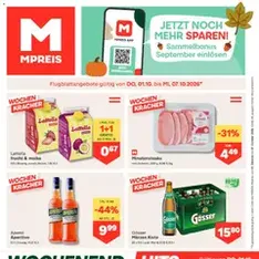 MPREIS Flugblatt - Prospekt Vorschau gültig ab 01.09.2026