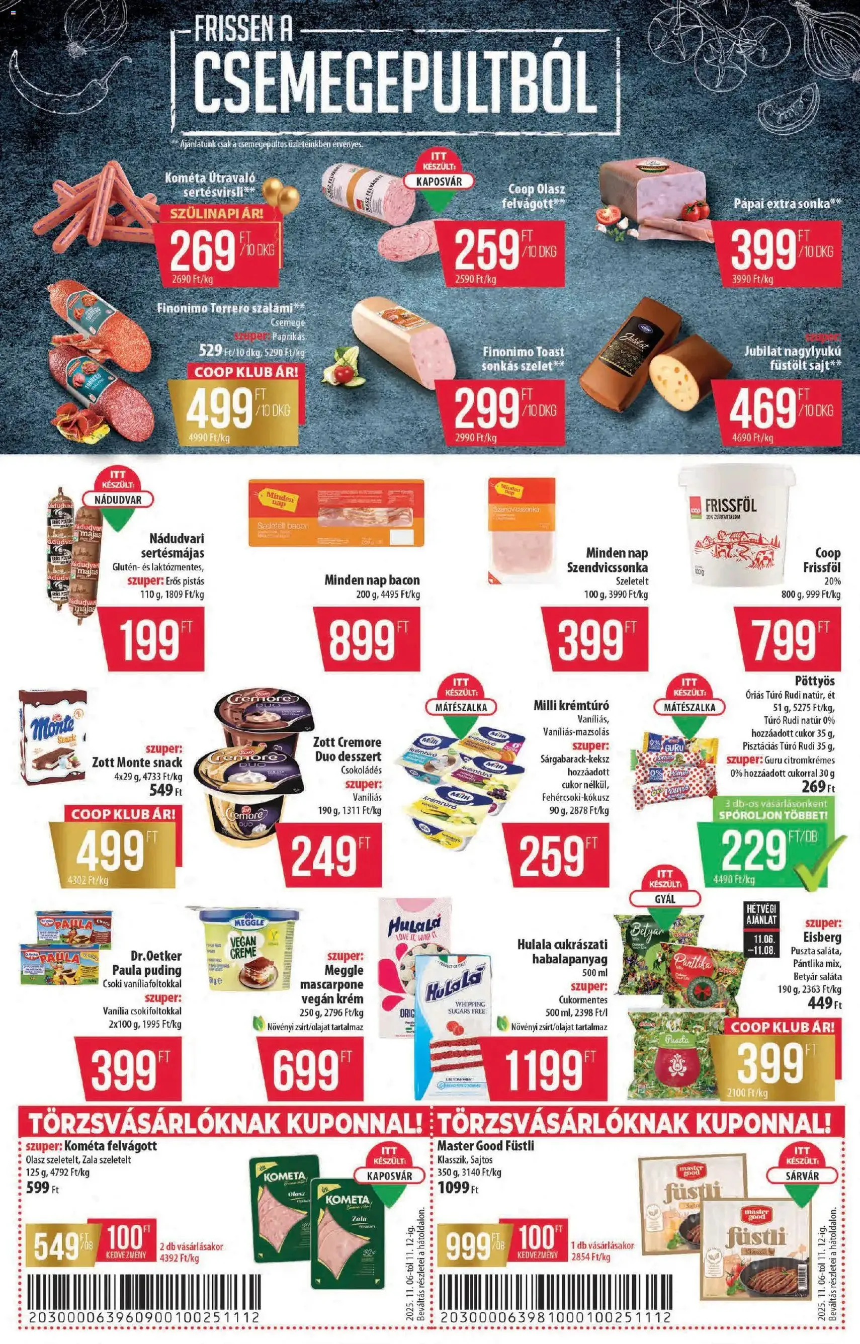 COOP Akciós újság - 2025.11.06. érvényes szórólap 2 oldal 12 oldalból