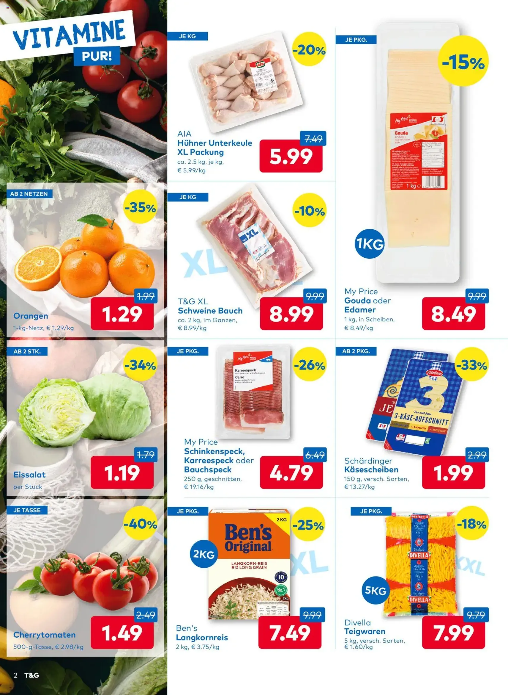 T&G Flugblatt - Gültiger Prospekt ab 06.11.2025, Seite 2 von insgesamt 8
