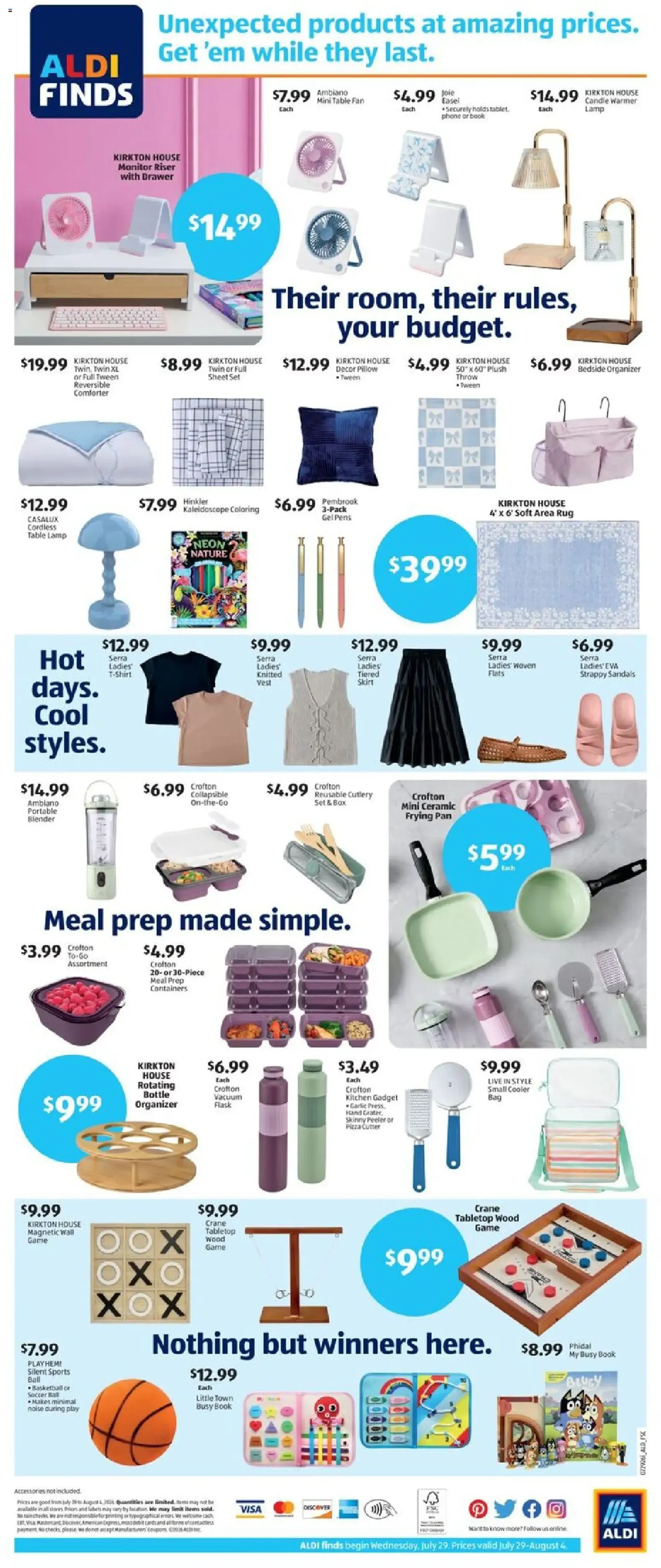 Aldi Weekly Ad - valid flyer from 07/29/2026, page 2 of 3