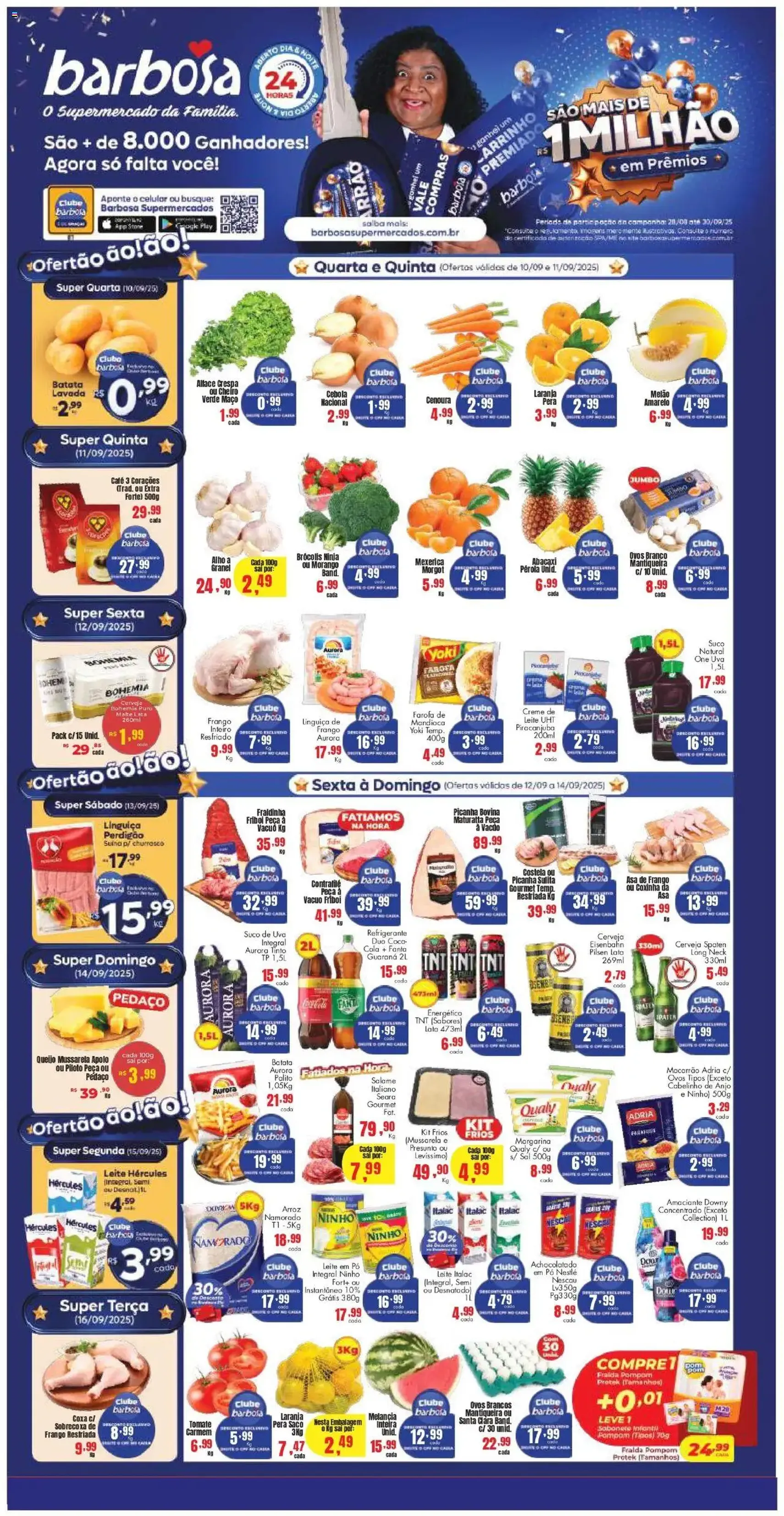 Barbosa Supermercados - Ofertas da semana - folheto válido a partir de 10/09/2025 página 1 de 4
