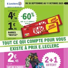 E.Leclerc catalogue semaine 40 - Prévisualisation du catalogue valable à partir du 30/09/2025