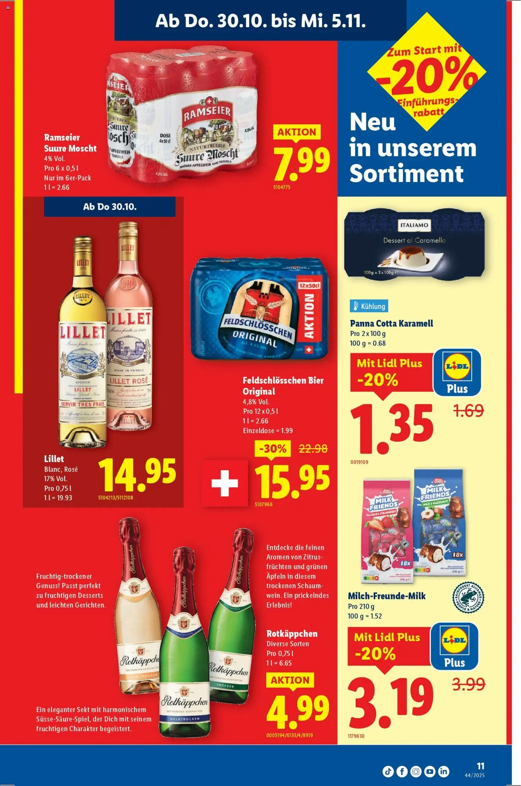 Lidl Aktionen - Gültiger Prospekt ab 30.10.2025, Seite 11 von insgesamt 32 Lidl Aktionen - Gültiger Prospekt ab 30.10.2025, Seite 11 von insgesamt 32