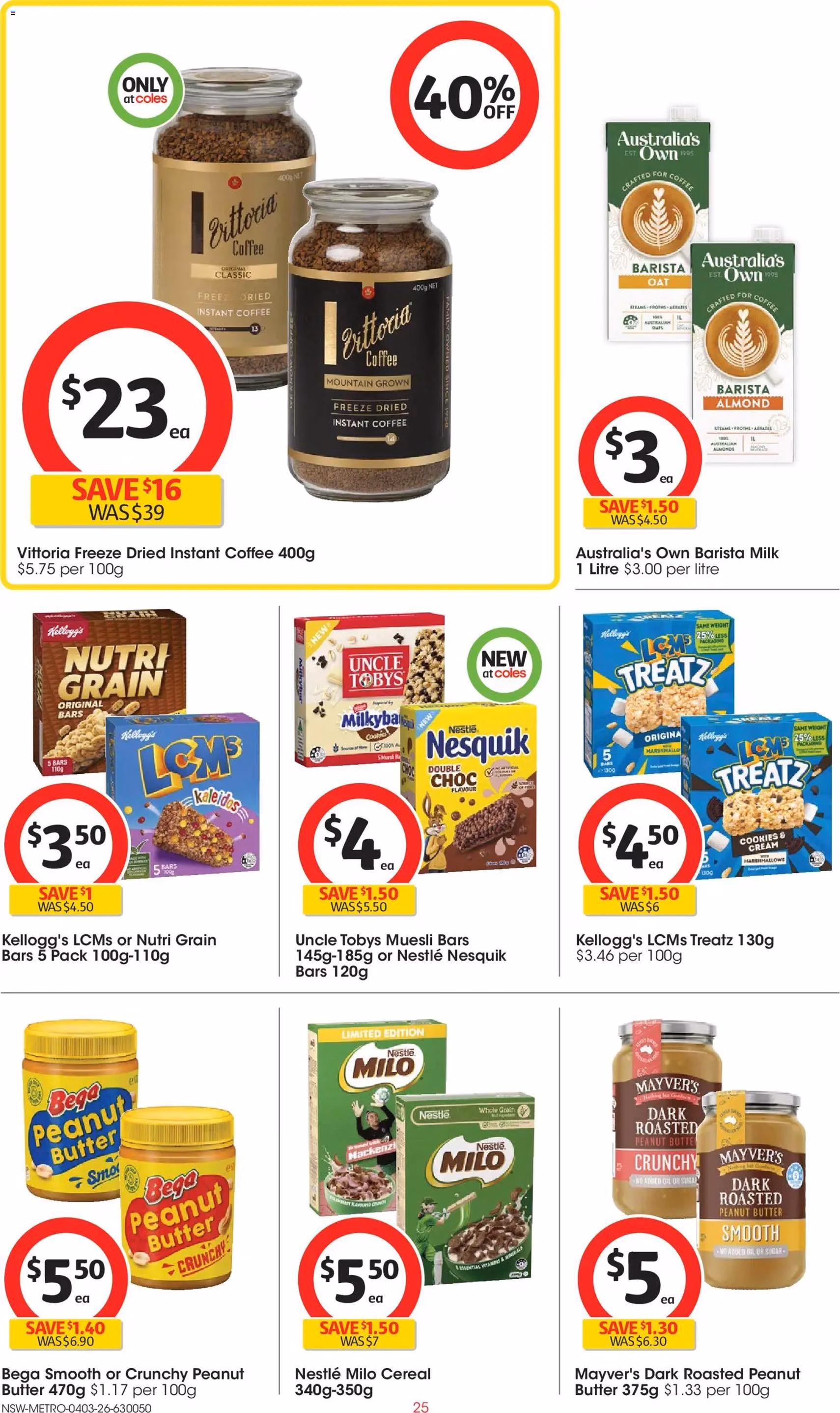 Coles catalogue - valid flyer from 04/03/2026, page 25 of 47