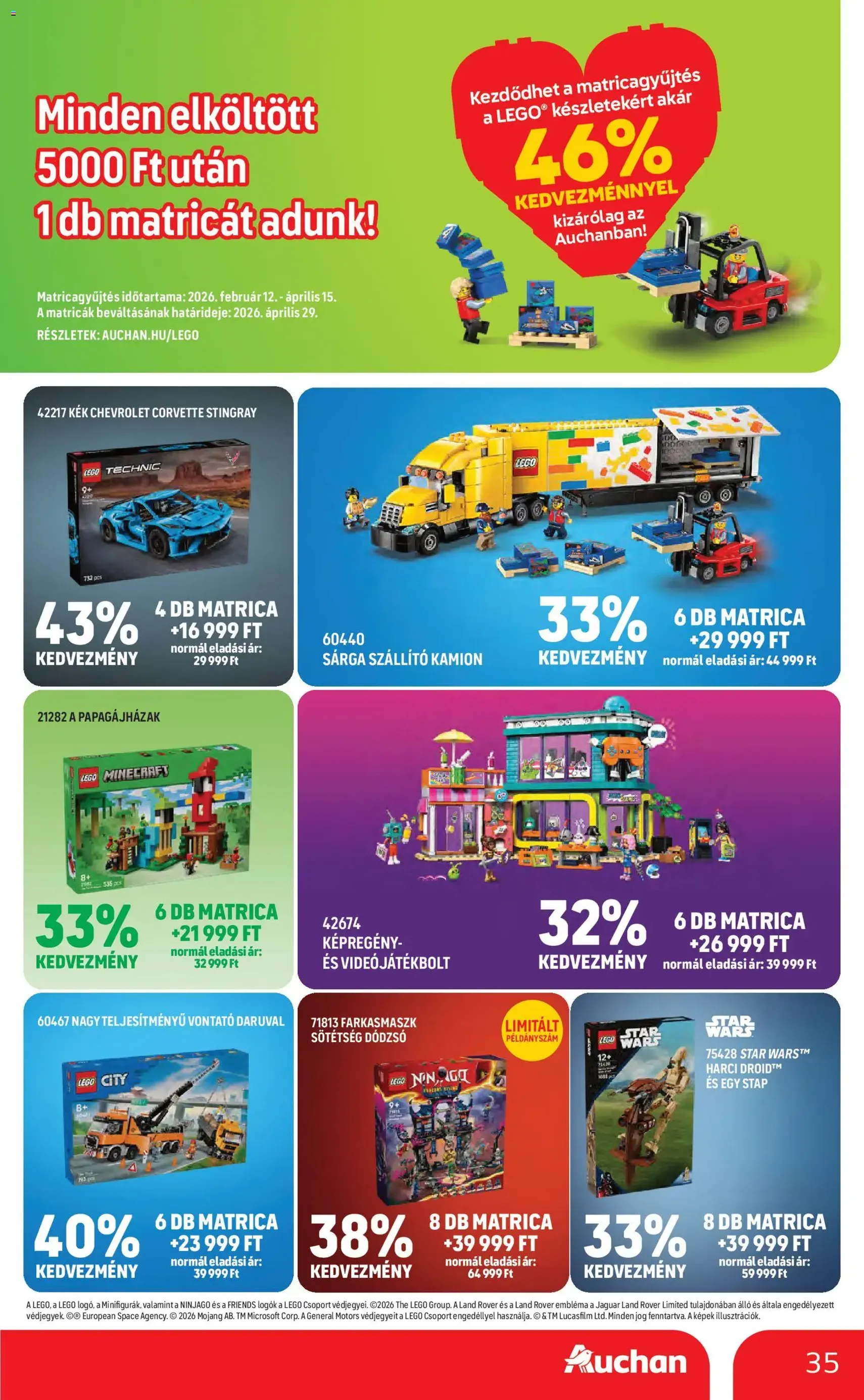 Auchan Akciós újság - 2026.02.26. érvényes szórólap 35 oldal 42 oldalból