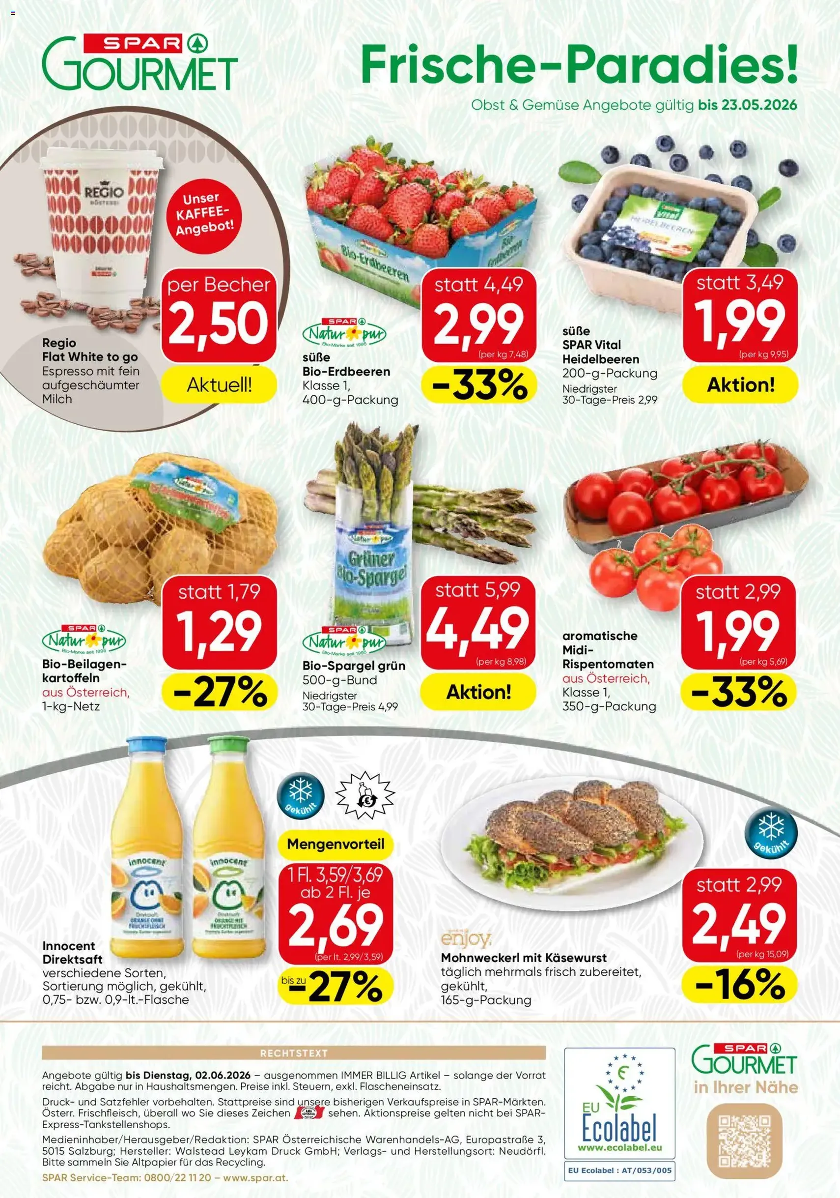 SPAR Gourmet Flugblatt - Gültiger Prospekt ab 21.05.2026, Seite 12 von insgesamt 12