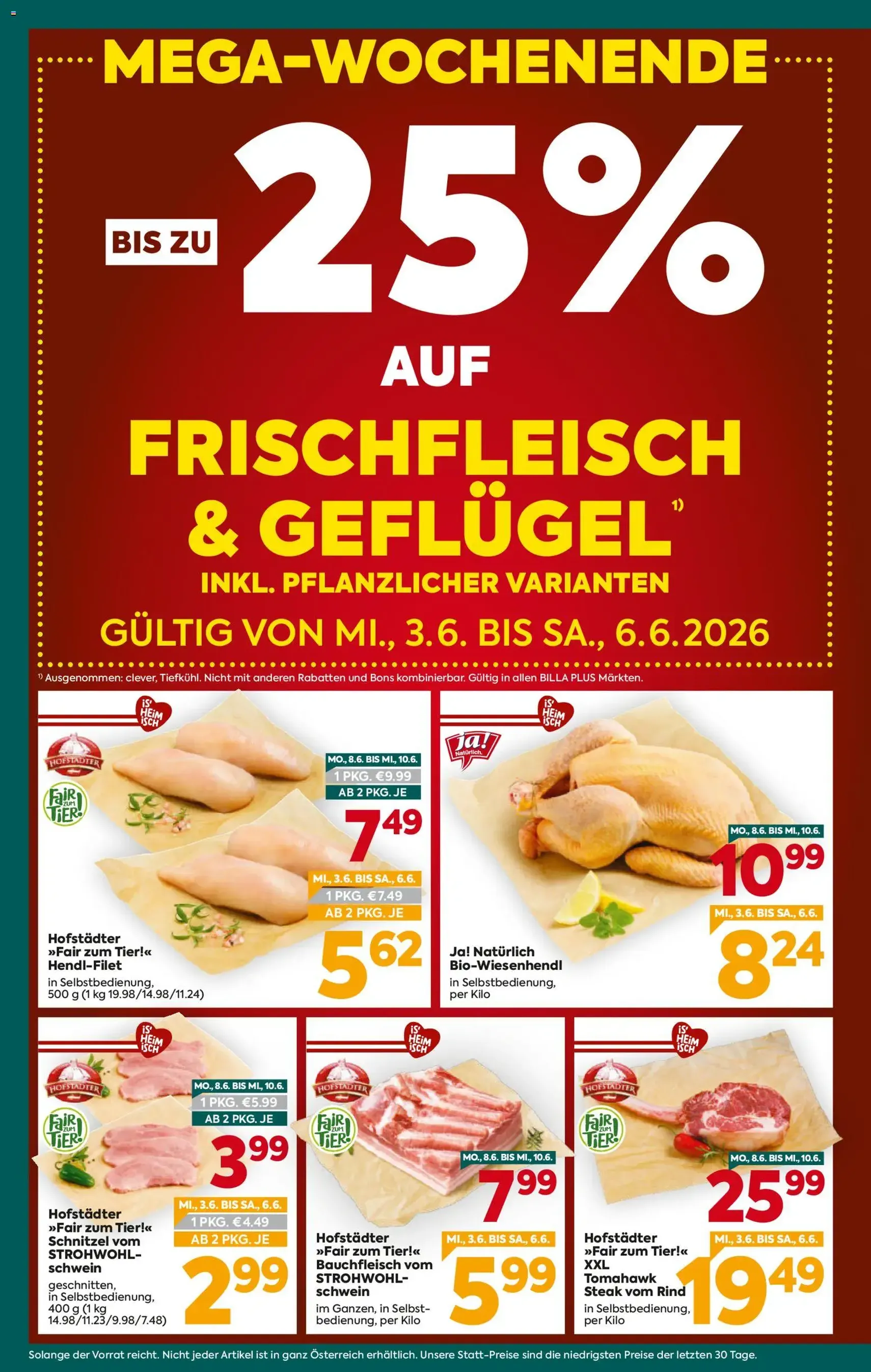 Billa Plus Flugblatt - Gültiger Prospekt ab 03.06.2026, Seite 2 von insgesamt 16