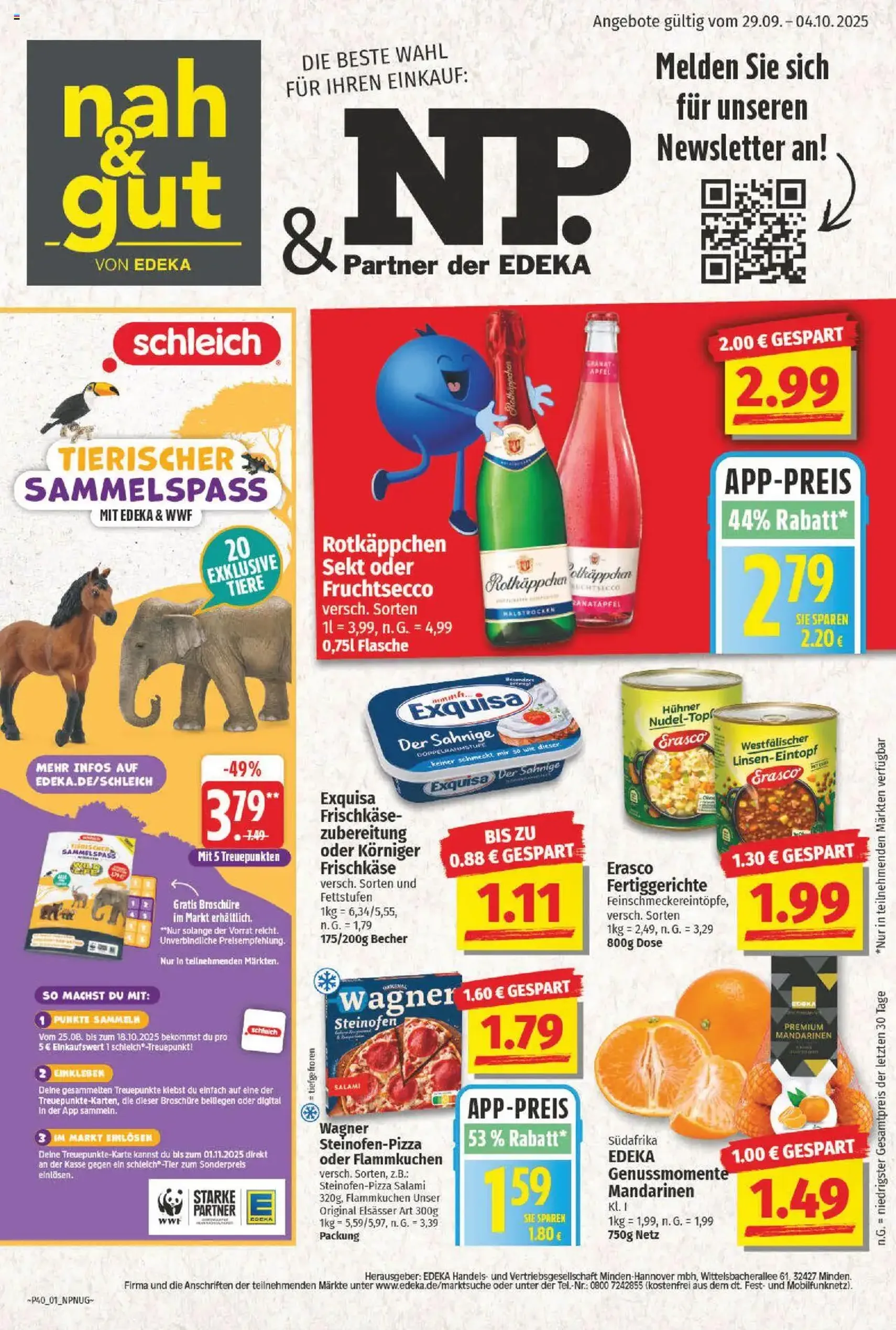 NP Discount Prospekt - Gültiger Prospekt ab 29.09.2025, Seite 1 von insgesamt 14