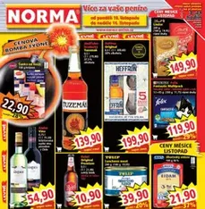Norma leták - náhled letáku platný od 10.11.2025