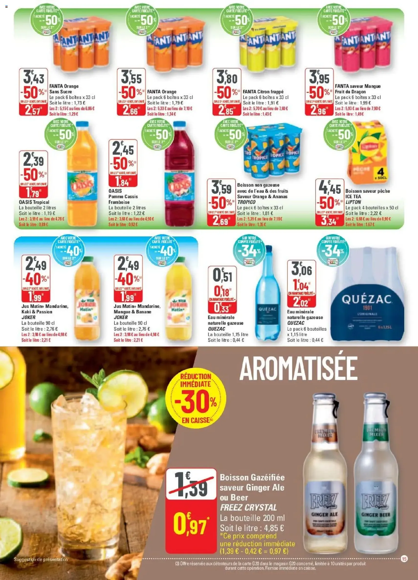 G20 Supermarchés catalogue - brochure valable à partir du 25/02/2026, page 15 sur 20